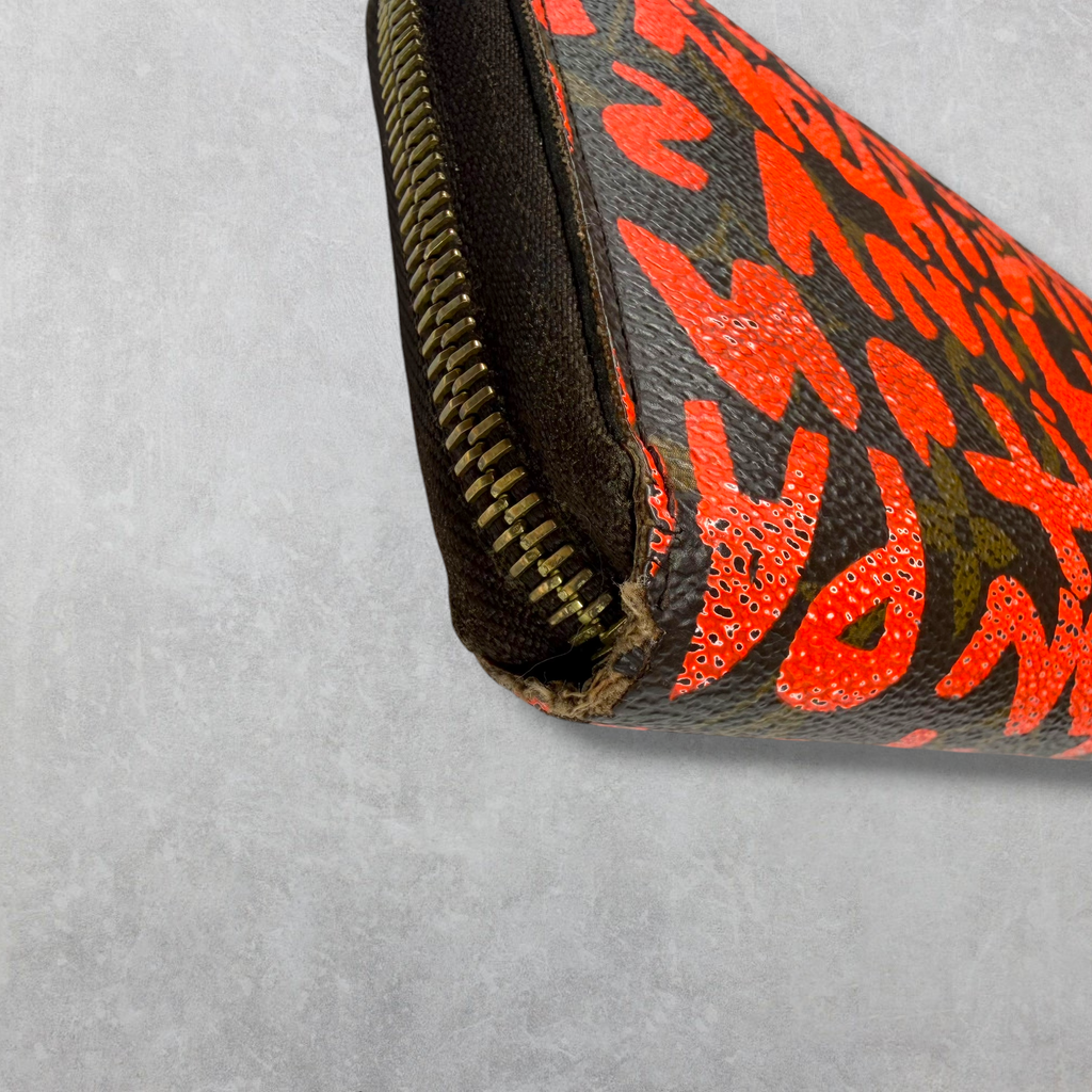 Louis Vuitton Monogram Stephen Sprouse Orange Graffiti Zippy Wallet