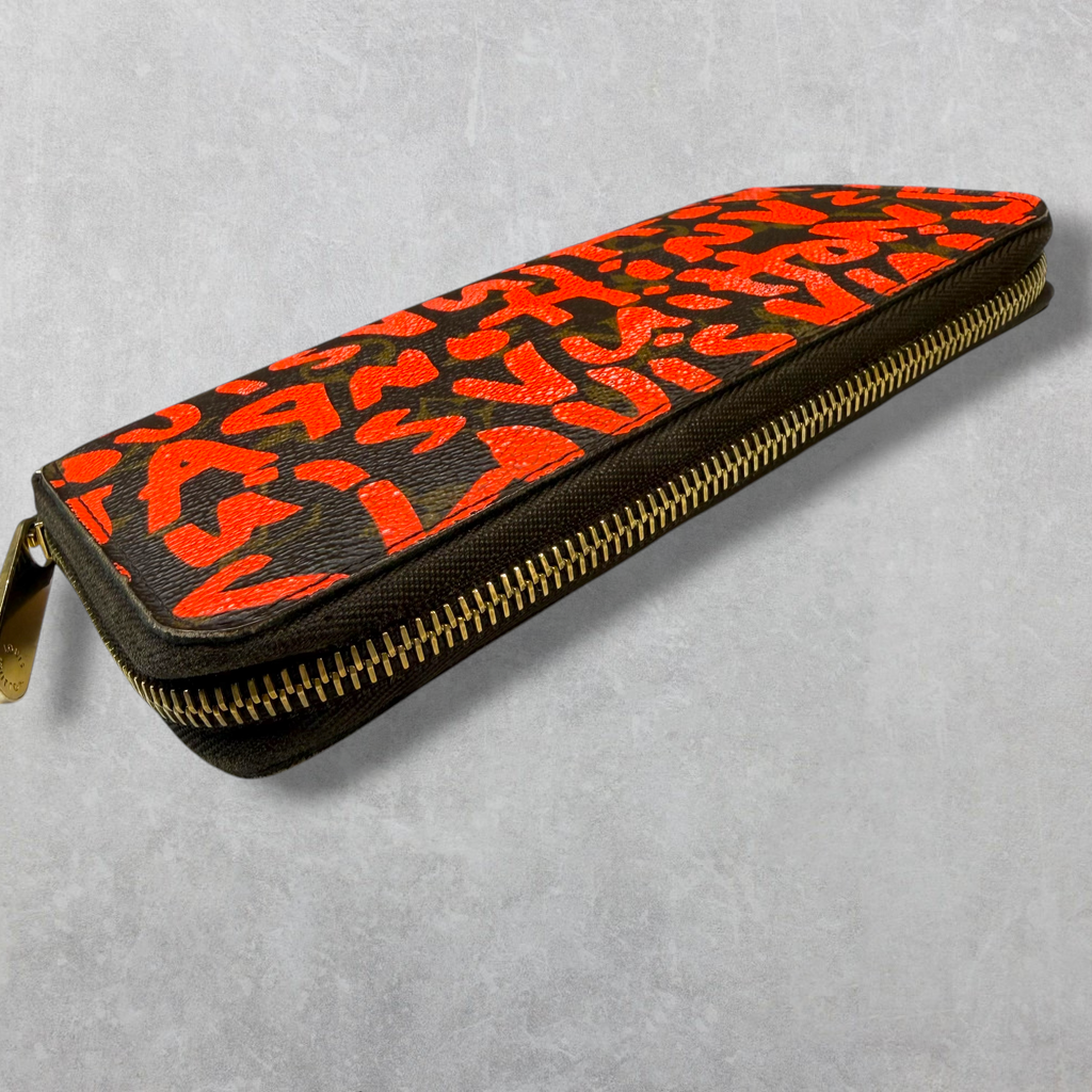 Louis Vuitton Monogram Stephen Sprouse Orange Graffiti Zippy Wallet