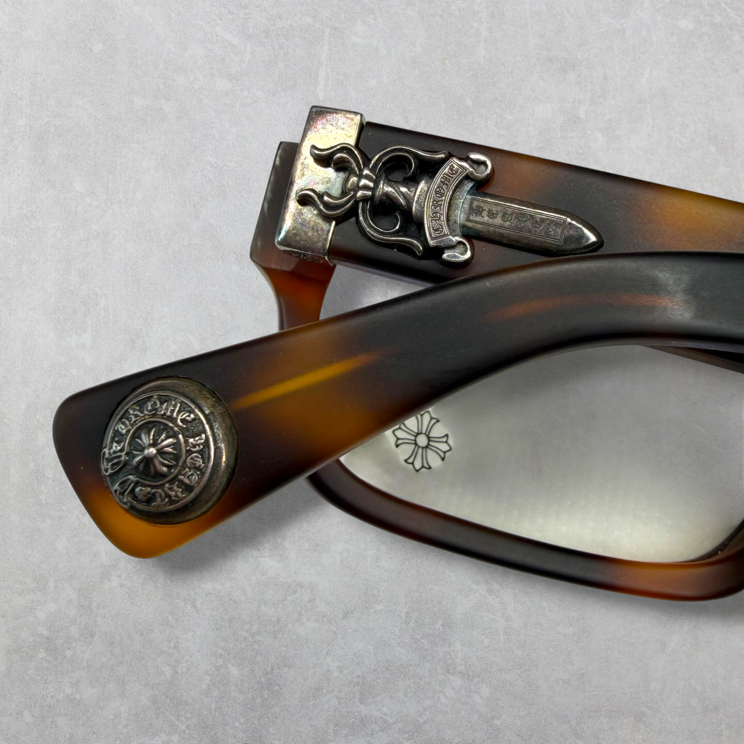Chrome Hearts Inflatable Date-A Matte Butterscotch Glasses