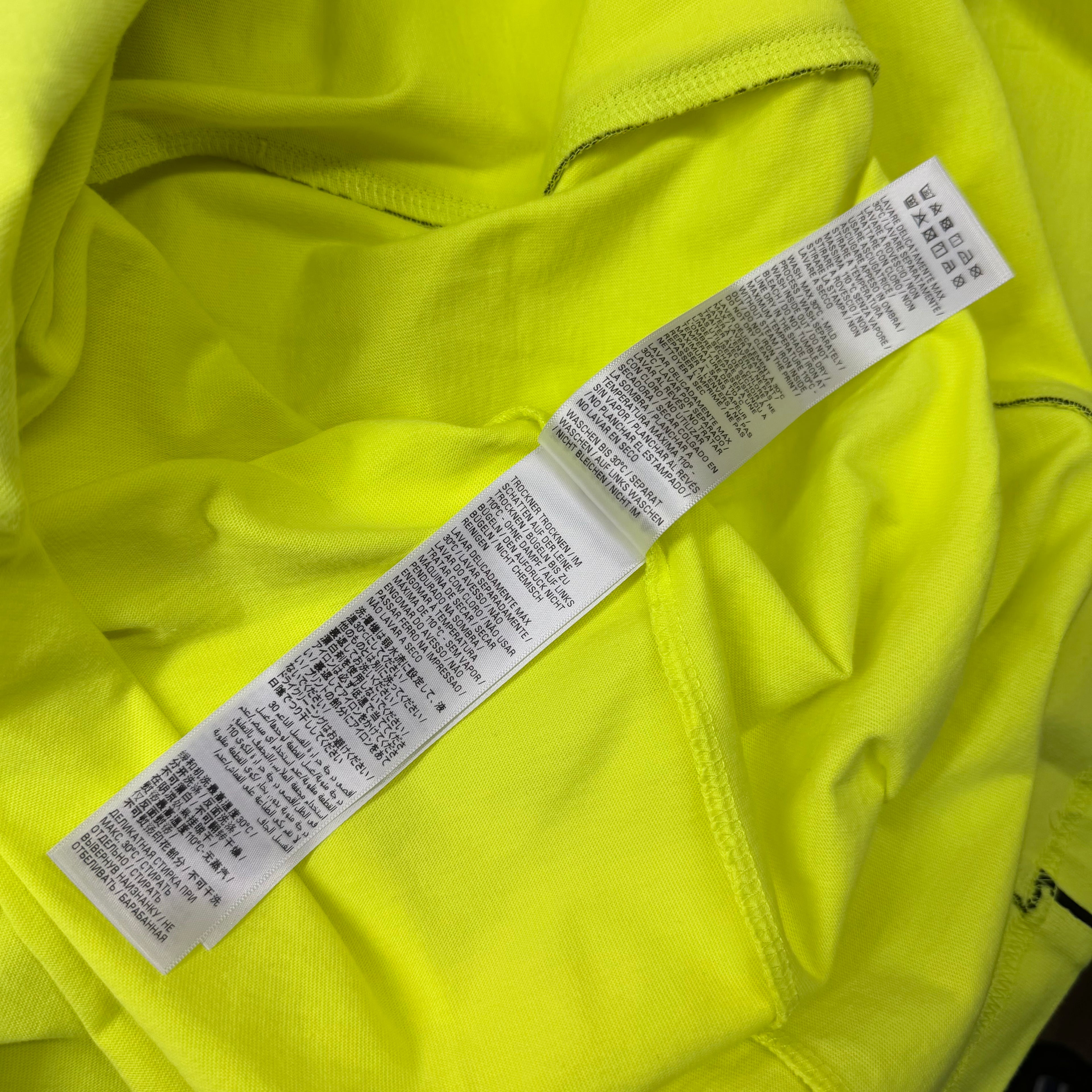 Balenciaga Paris Oversized Soccer Shirt Neon 4 (XXXL)