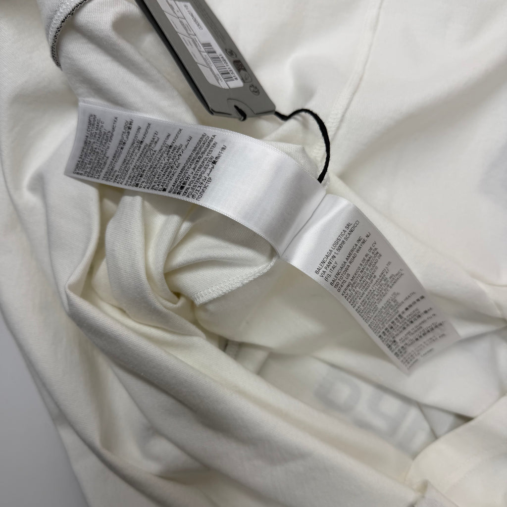 Balenciaga Soho Oversized Soccer Shirt White 5 (XXXXL)