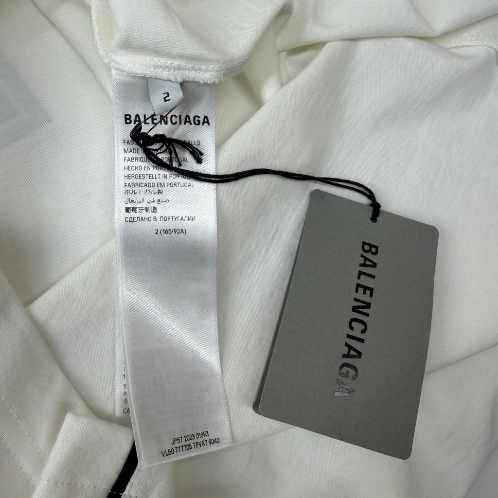 Balenciaga Miami Oversized Soccer Shirt White 2 (XL)