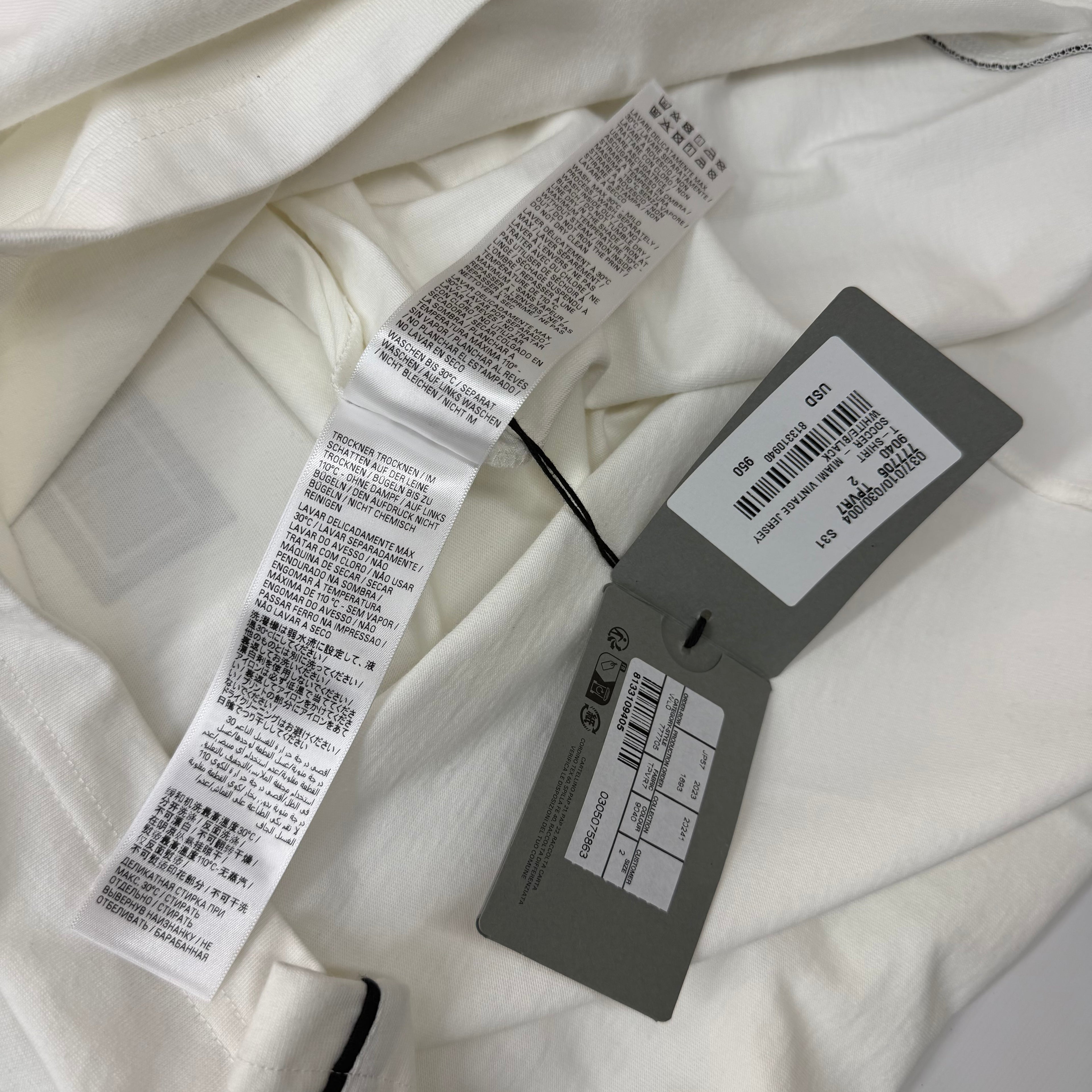 Balenciaga Miami Oversized Soccer Shirt White 2 (XL)