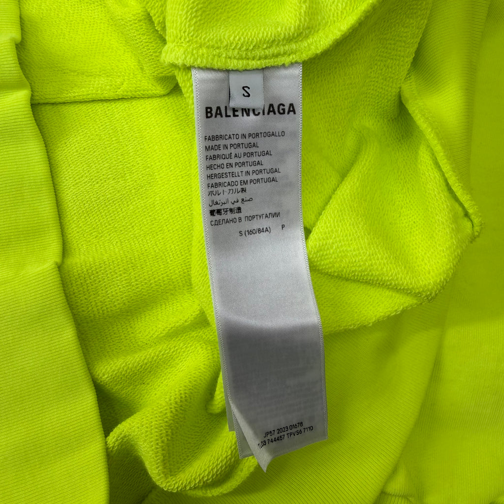 Balenciaga Paris Soccer Zip Up Neon S (L)