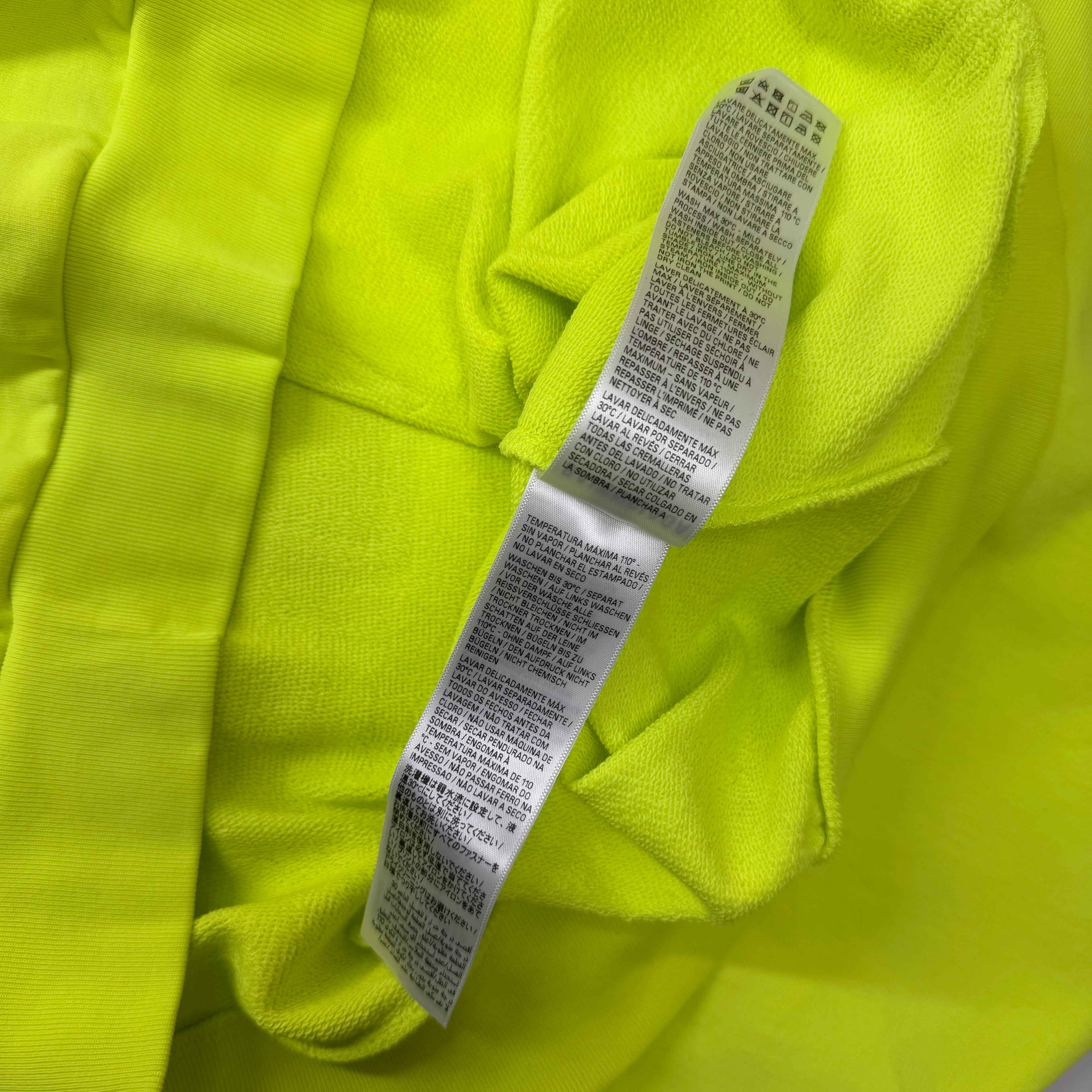 Balenciaga Paris Soccer Zip Up Neon S (L)