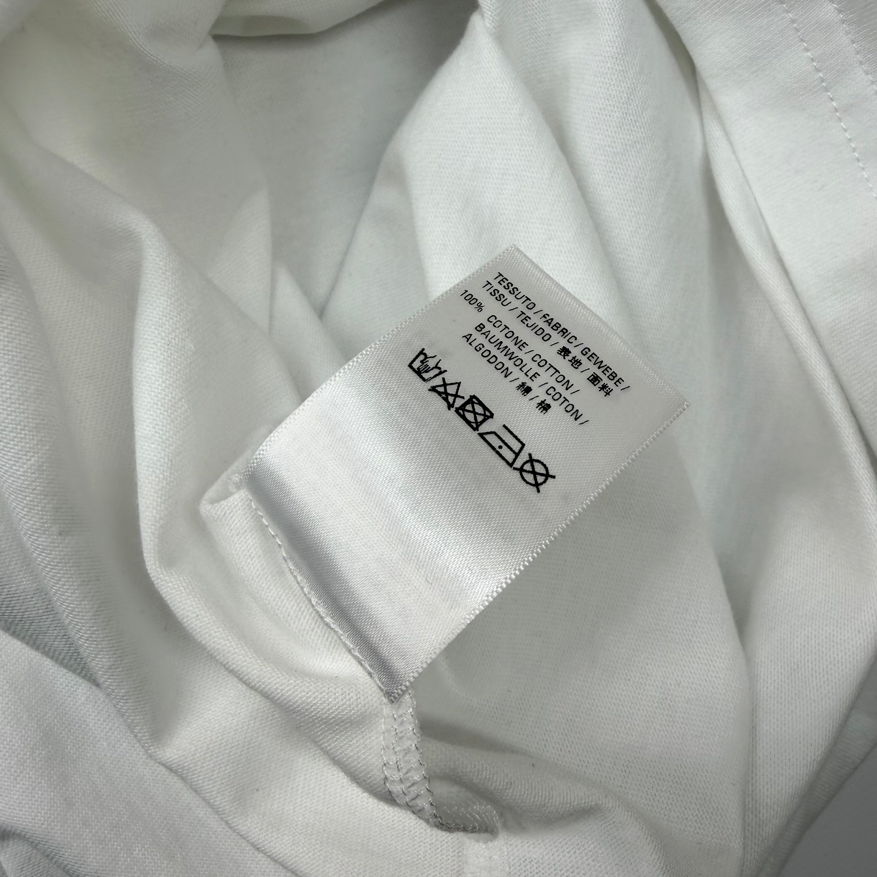 Balenciaga Campaign Logo Tee White S (L)