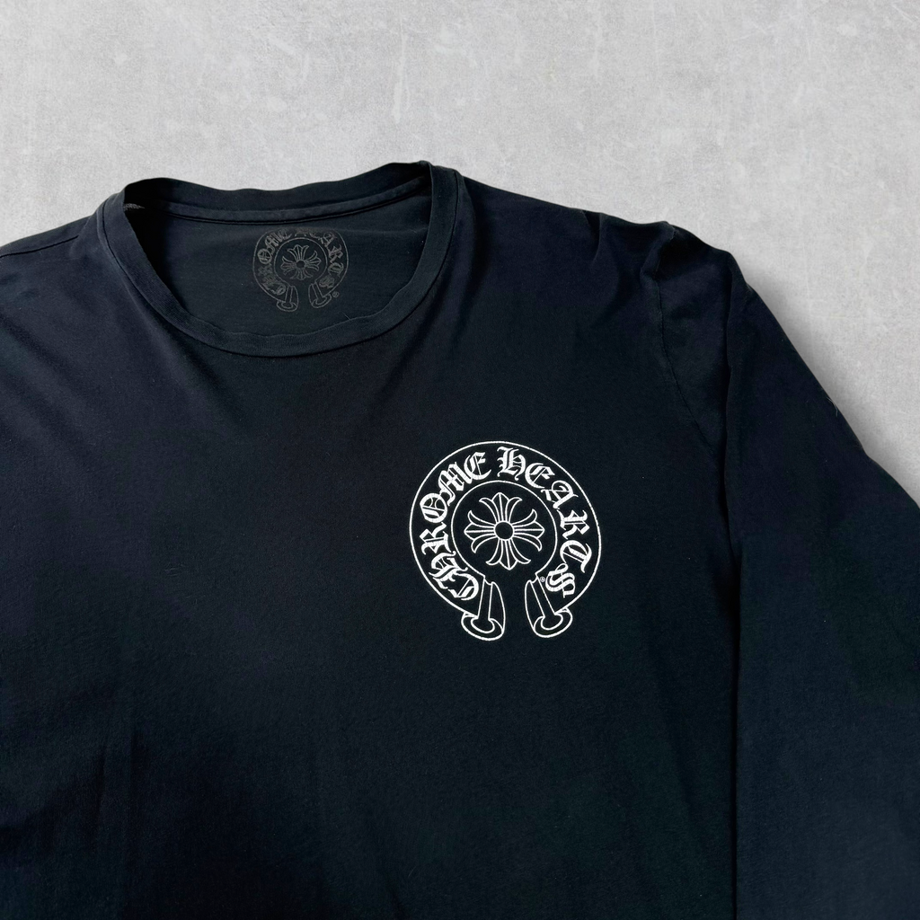 Chrome Hearts Matty Boy Green Chomper Long Sleeve Tee M