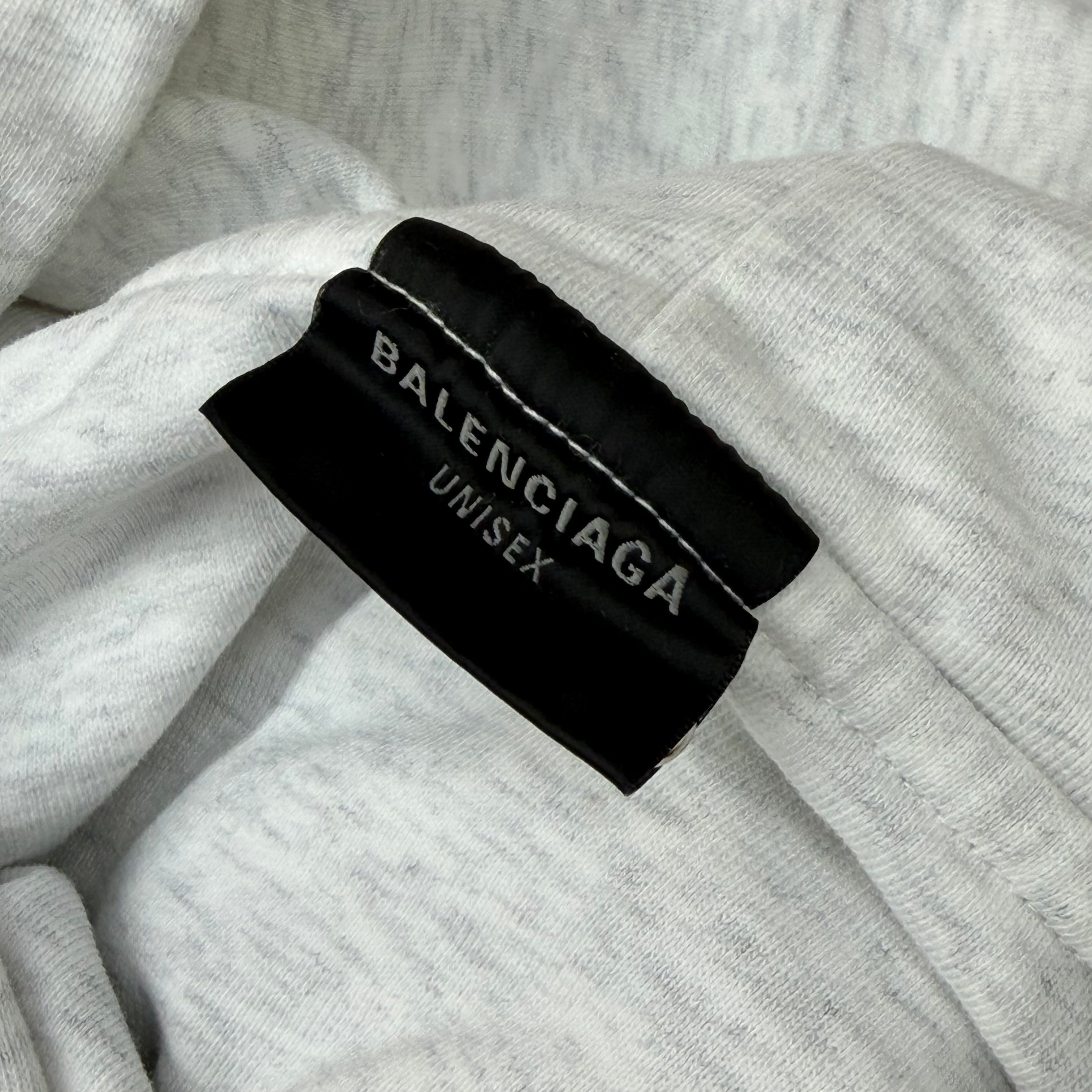 Balenciaga Inside Out Unity Logo Hoodie L