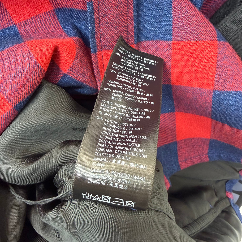 Balenciaga Layered Flannel Sweatshirt S (XL)