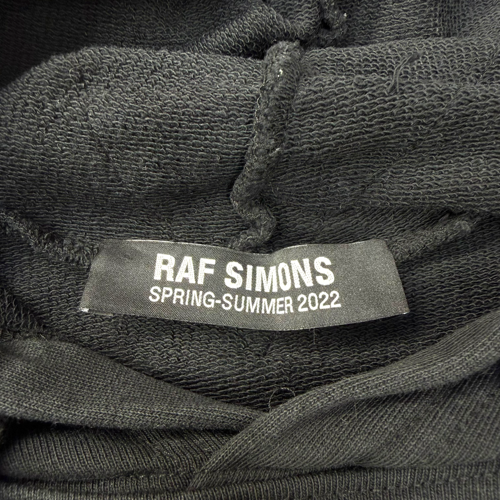 Raf Simons Black Resilencer Doubled Hoodie XS (XL)