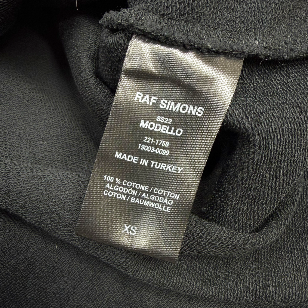 Raf Simons Black Resilencer Doubled Hoodie XS (XL)