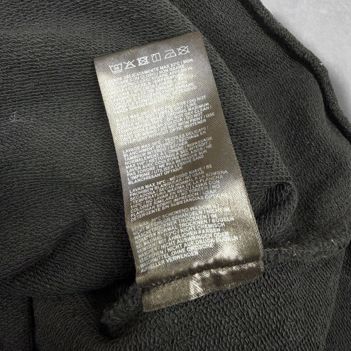 Raf Simons Black Resilencer Doubled Hoodie XS (XL)