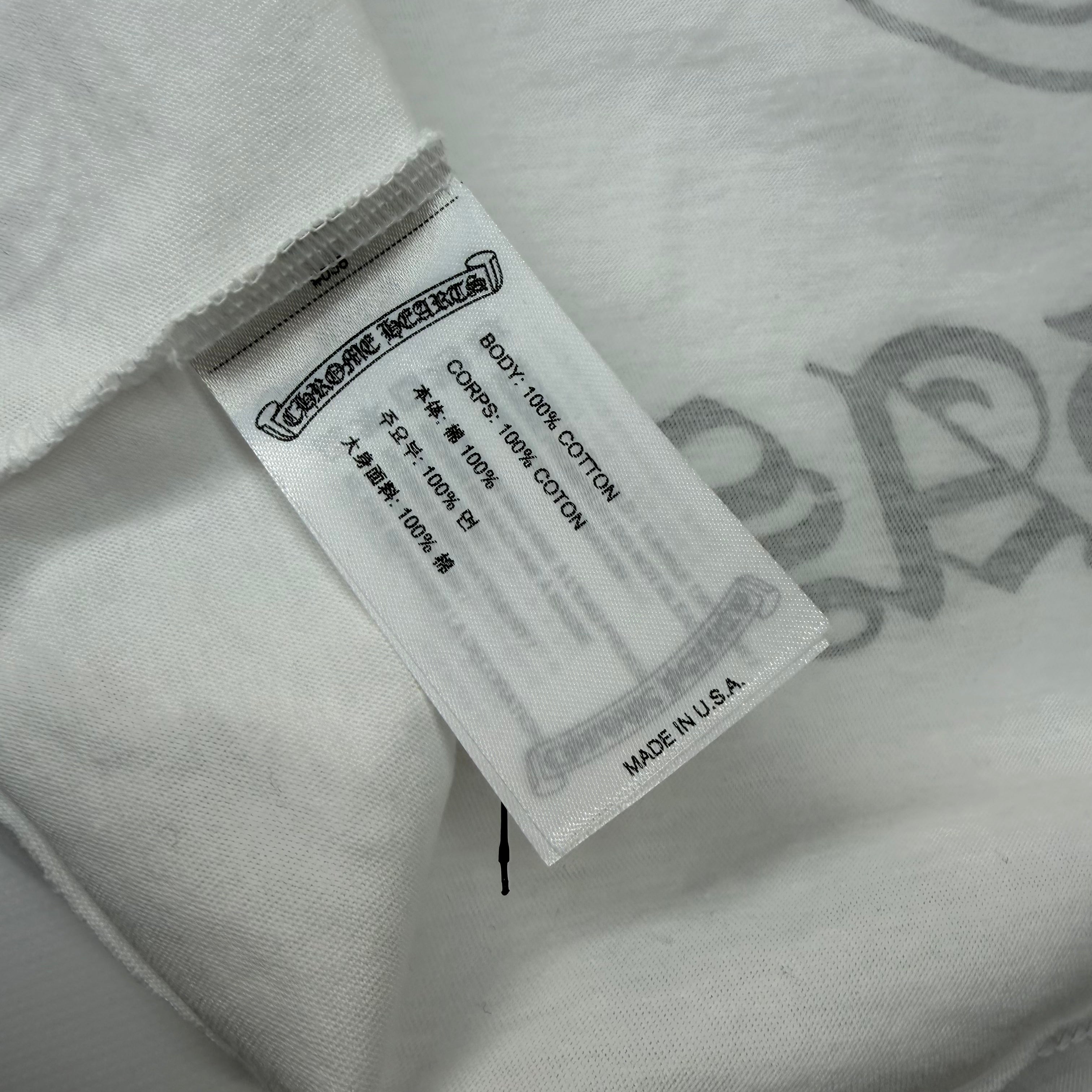 Chrome Hearts Las Vegas Horseshoe Tee White M