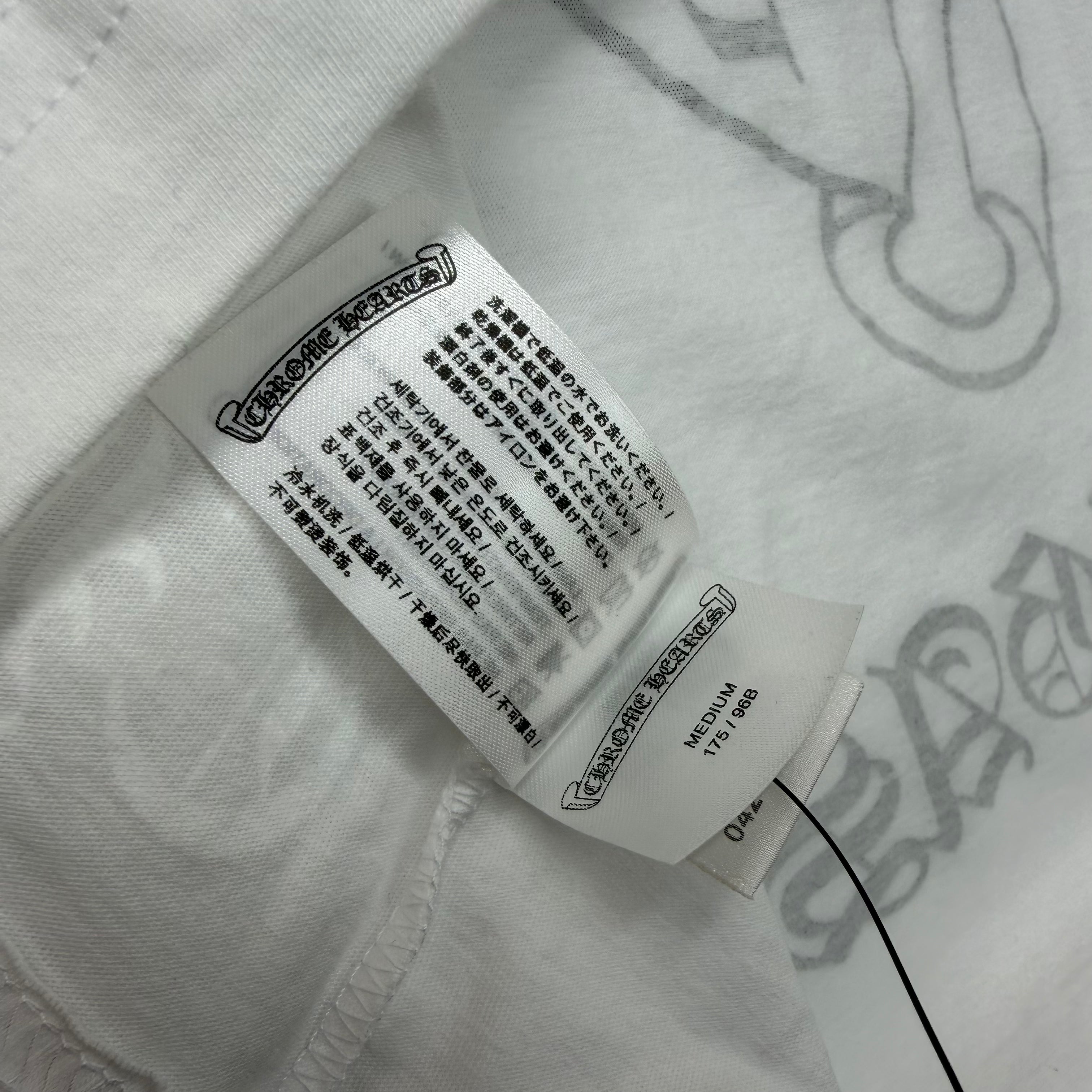Chrome Hearts Las Vegas Horseshoe Tee White M
