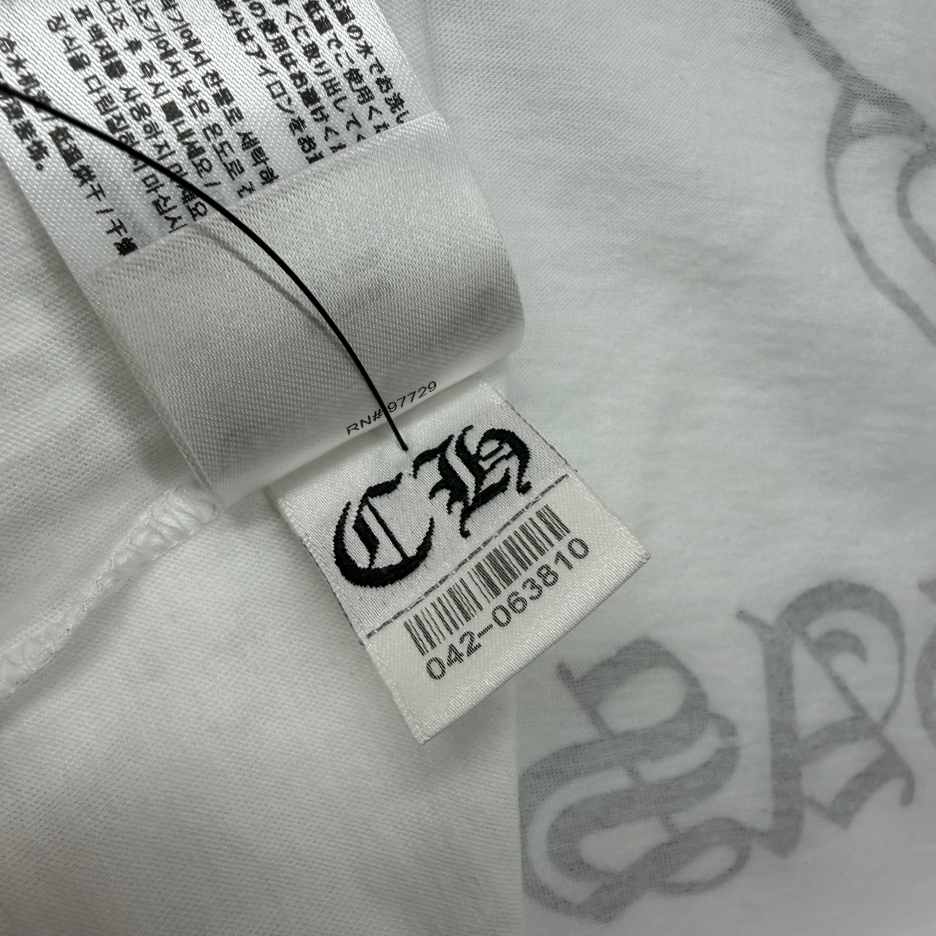 Chrome Hearts Las Vegas Horseshoe Tee White M