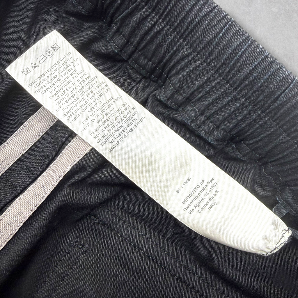 Rick Owens Bauhaus Cargo Pants Black 40 (S)