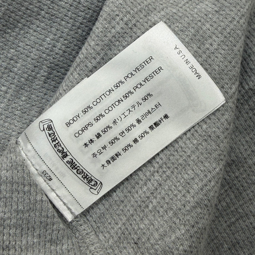 Chrome Hearts Scroll Logo Grey Thermal L/S L