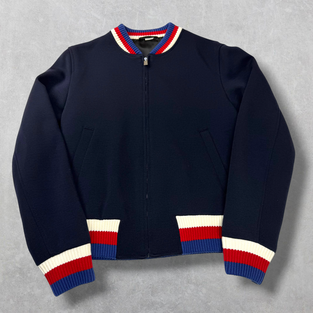 Gucci Sylvie Web Accent Bomber Jacket 46 (M)
