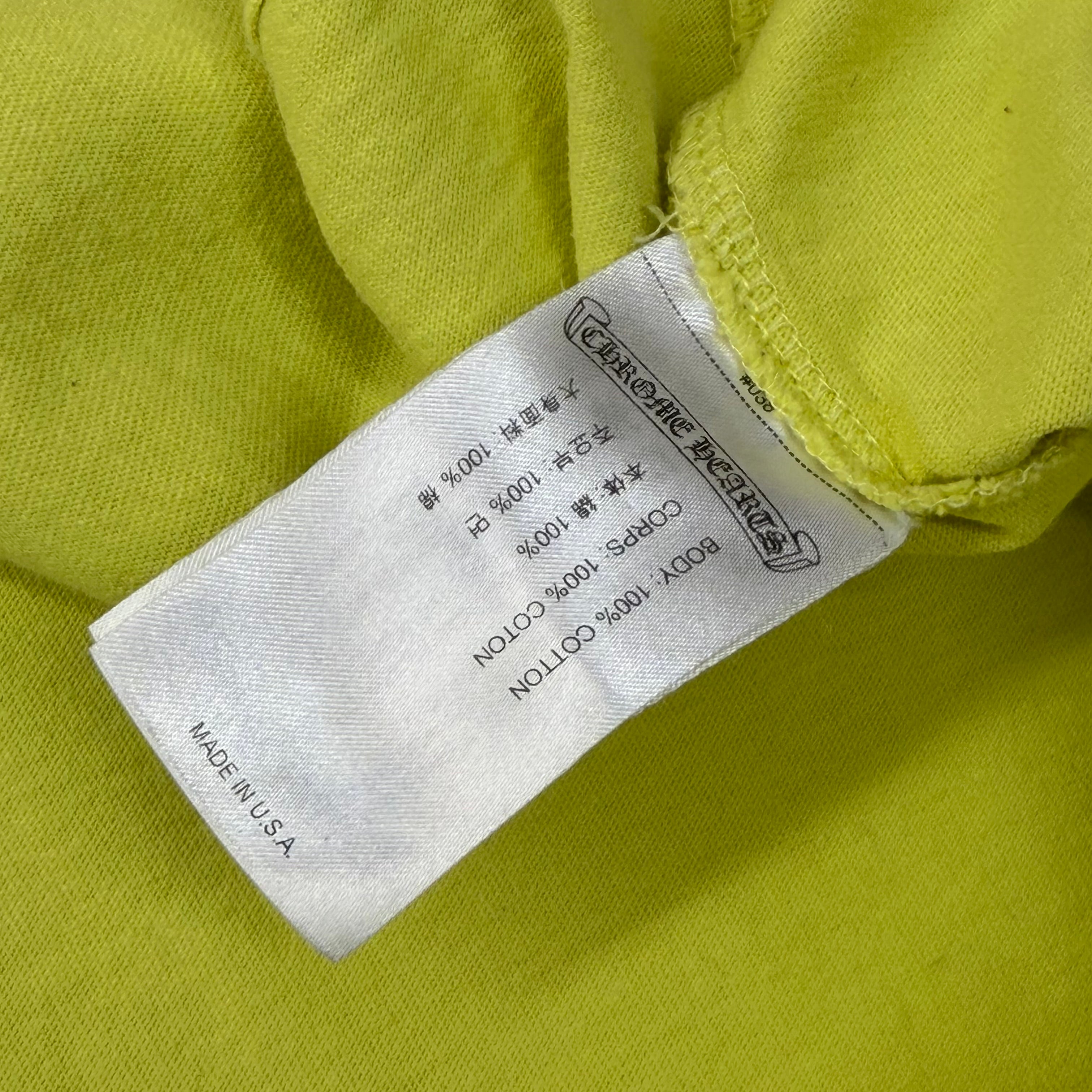 Chrome Hearts Matty Boy "Link" Tee Neon XL