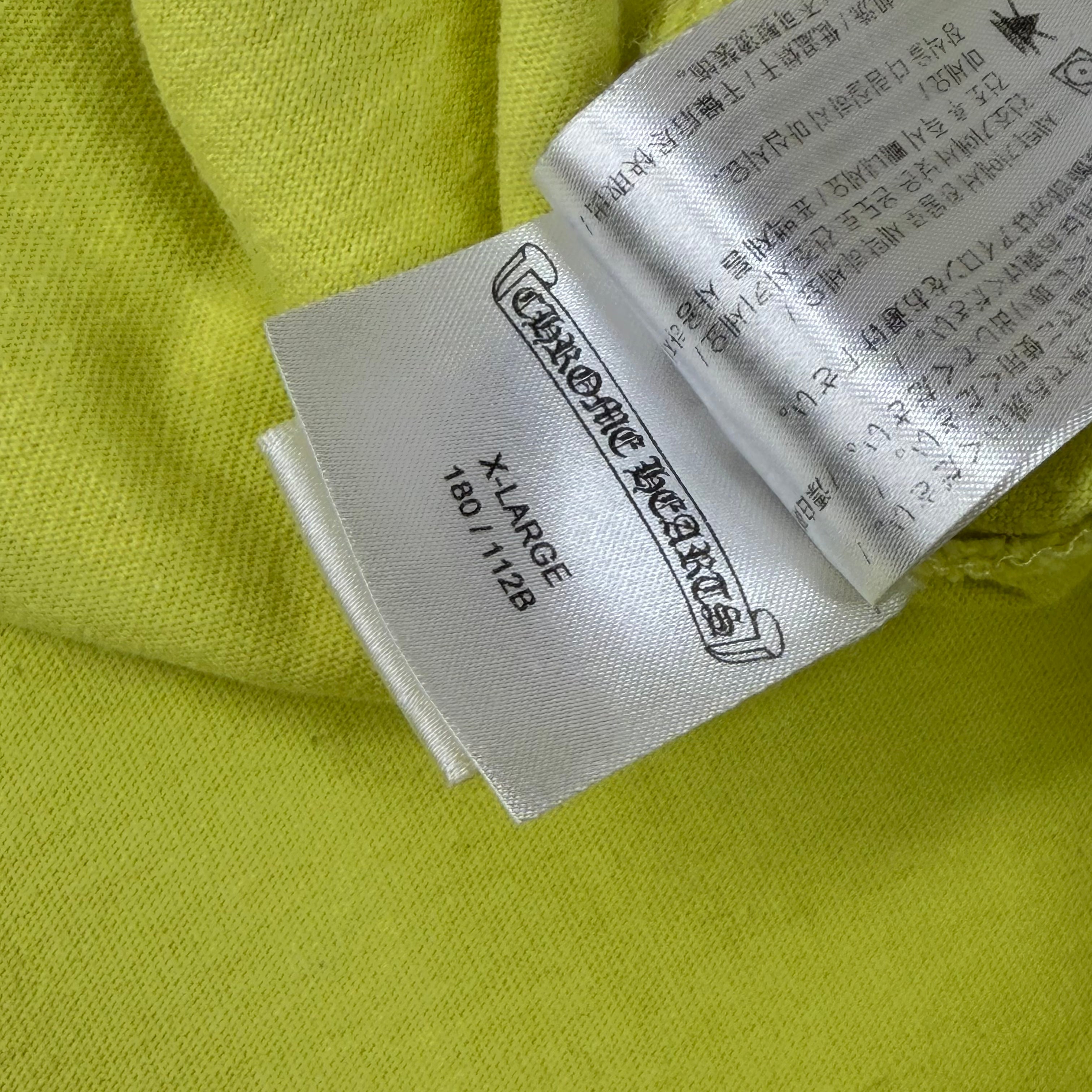 Chrome Hearts Matty Boy "Link" Tee Neon XL