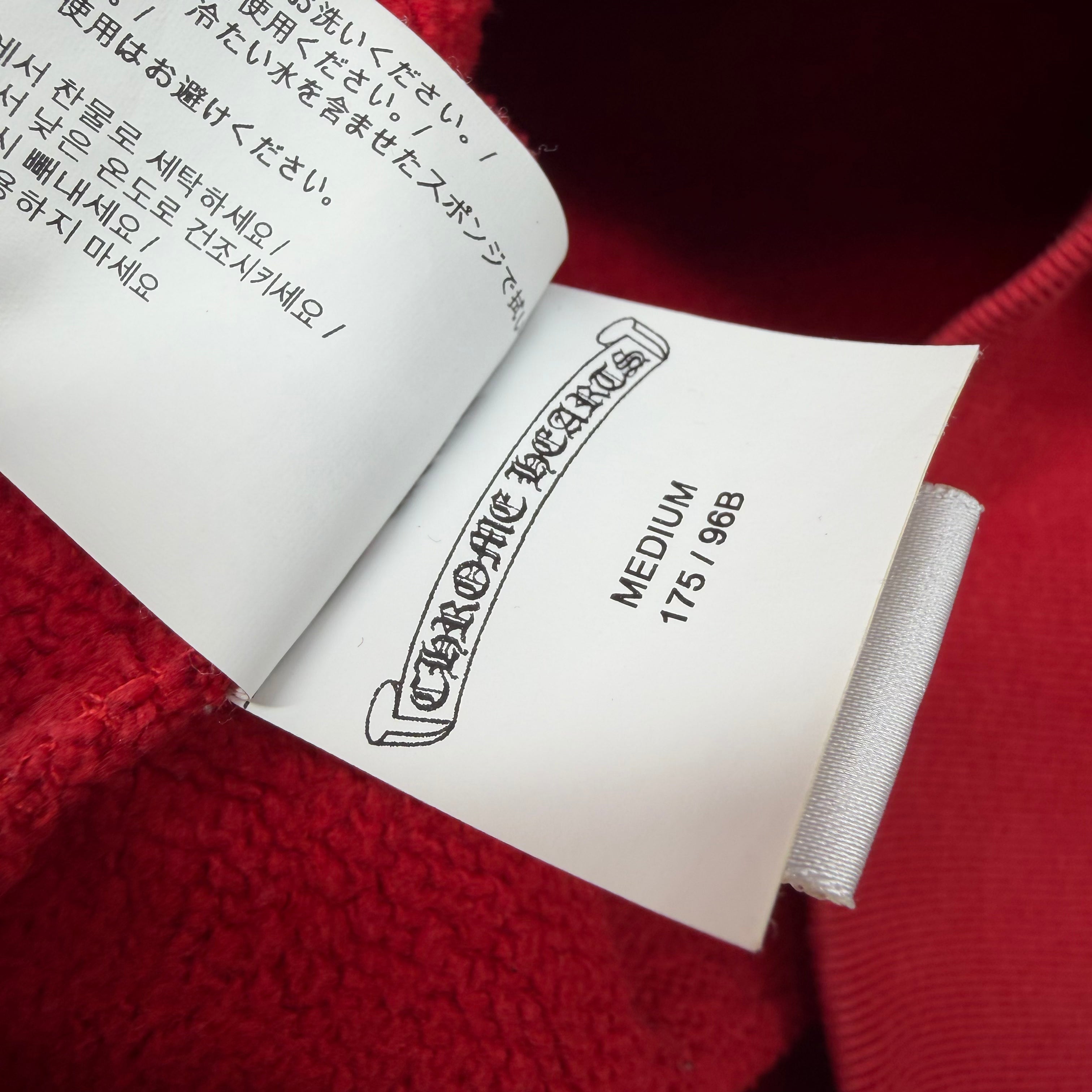 Chrome Hearts King Taco Triple Cross Red Crewneck M