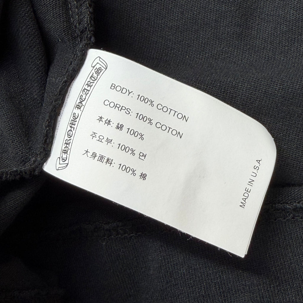 Chrome Hearts GRP Y Not Embroidered Black L/S Tee L