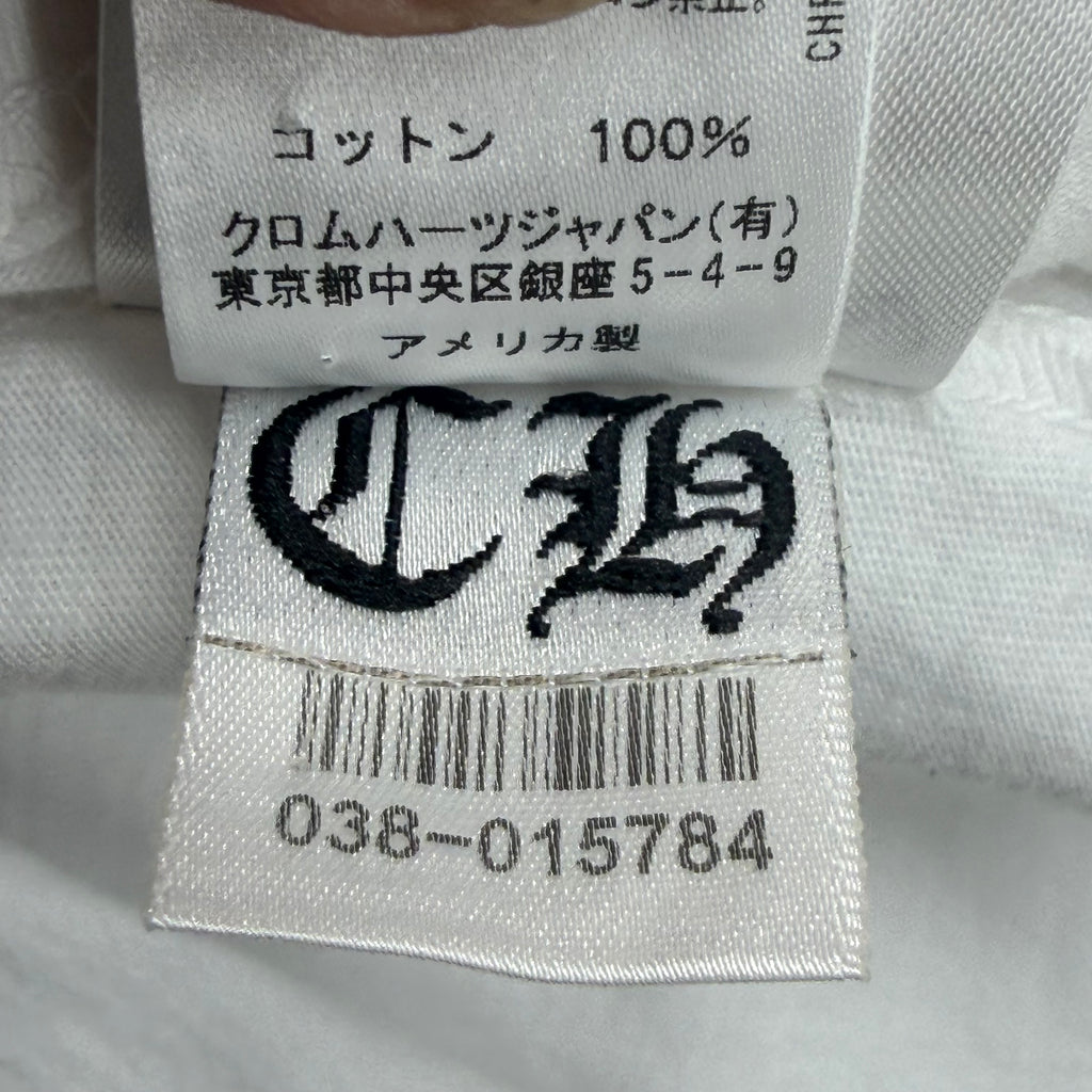Chrome Hearts Tokyo Scroll Logo Tee White XXL