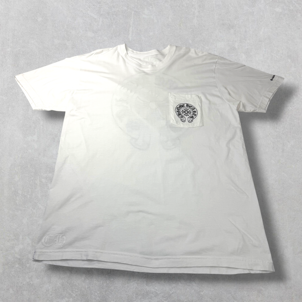 Chrome Hearts Horseshoe Logo Tee White XL