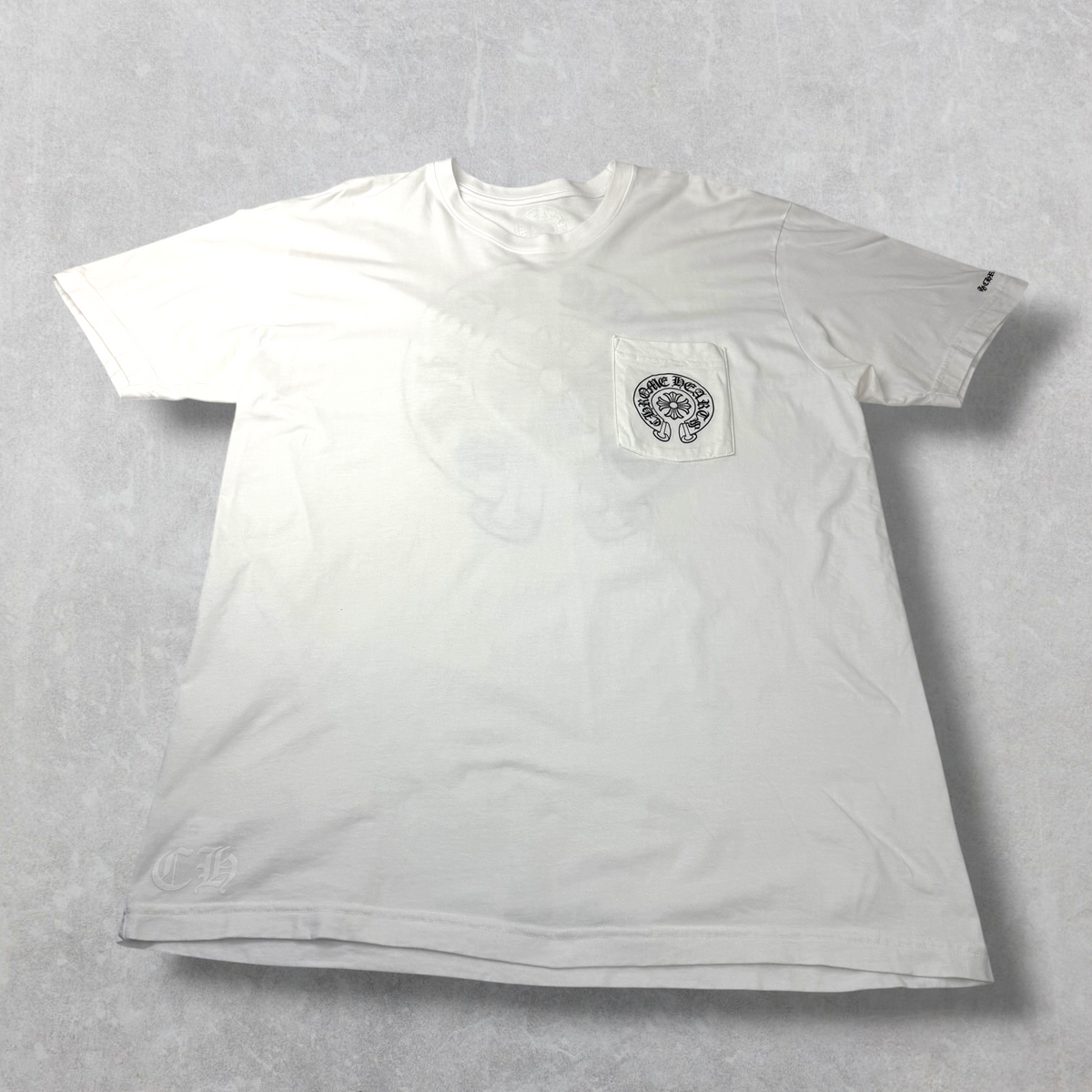 Chrome Hearts Horseshoe Logo Tee White XL