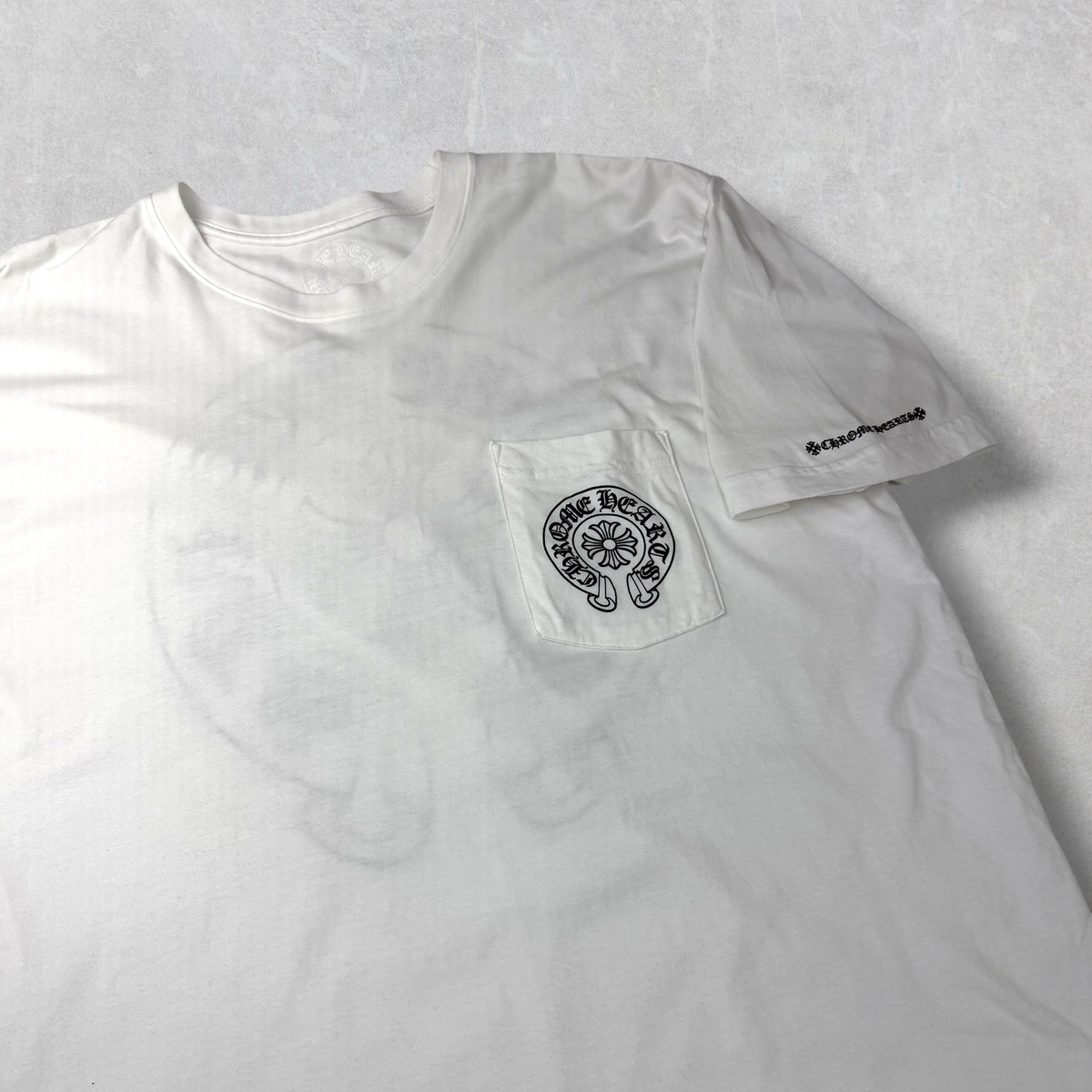 Chrome Hearts Horseshoe Logo Tee White XL