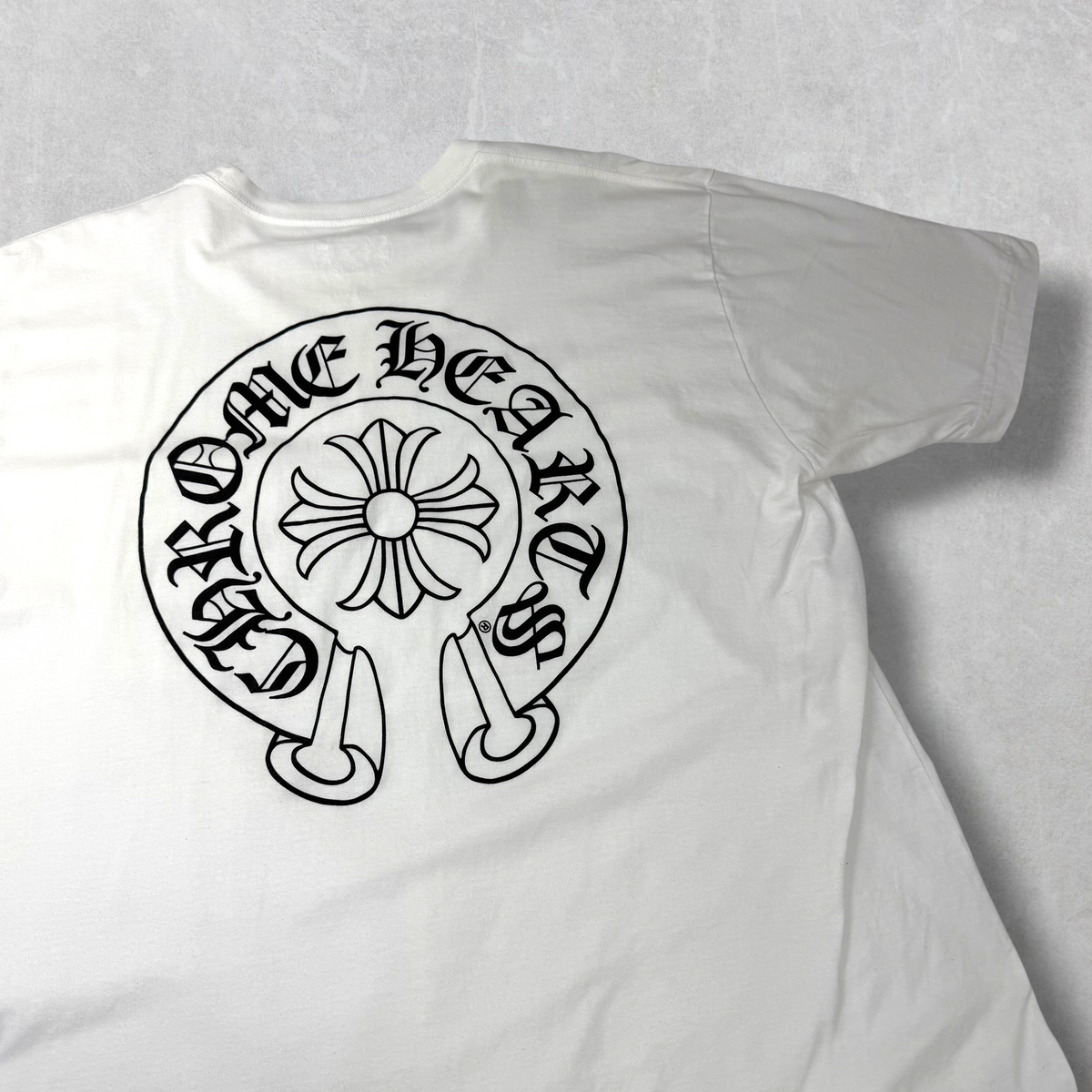Chrome Hearts Horseshoe Logo Tee White XL