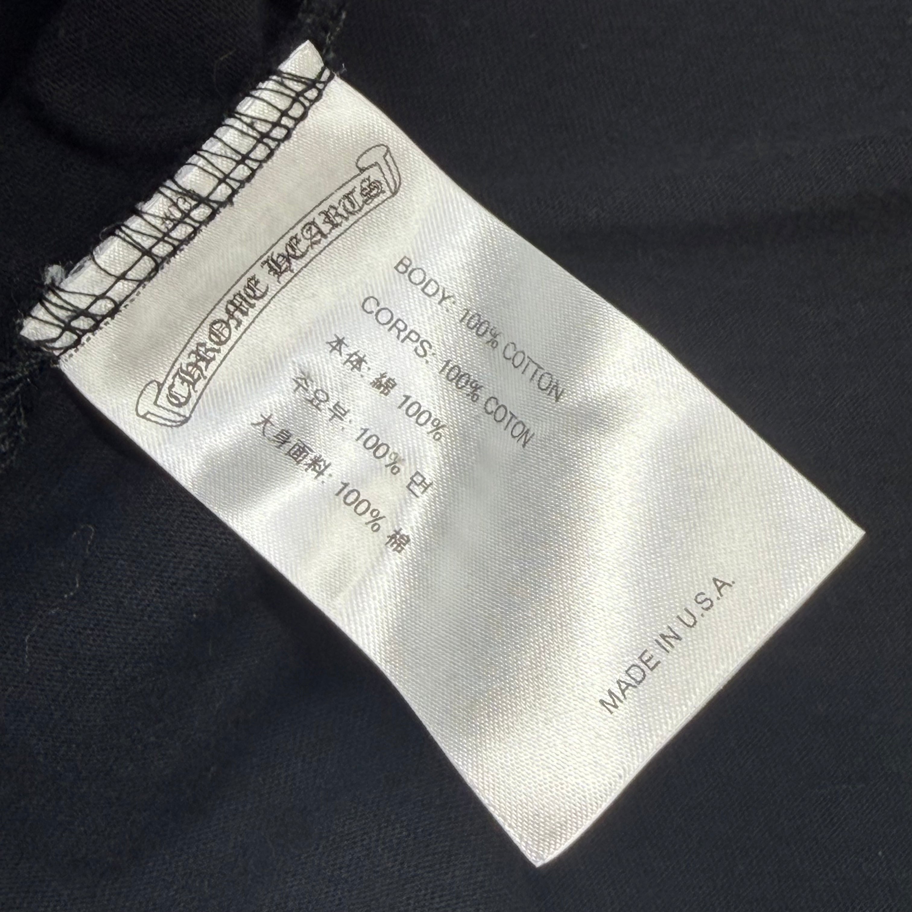 Chrome Hearts "Made in Hollywood" Red Plus Cross L/S L