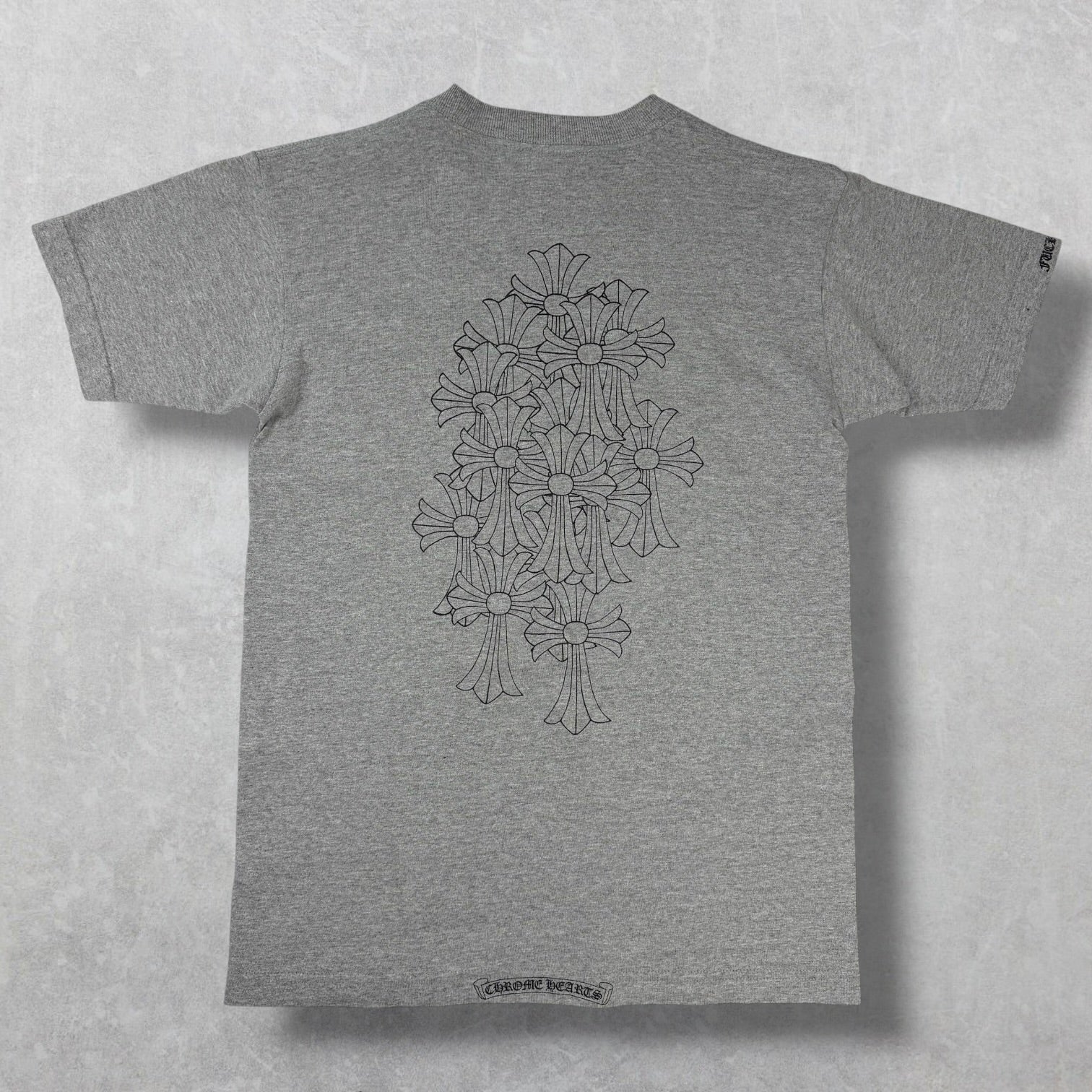 Vintage Chrome Hearts Cross Tee Grey S