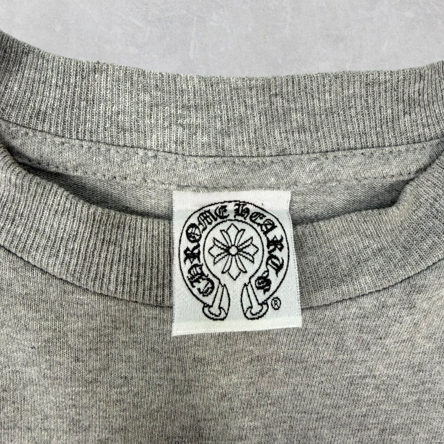Vintage Chrome Hearts Cross Tee Grey S