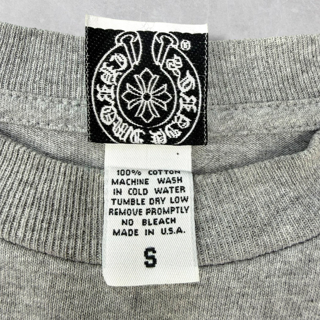 Vintage Chrome Hearts Cross Tee Grey S