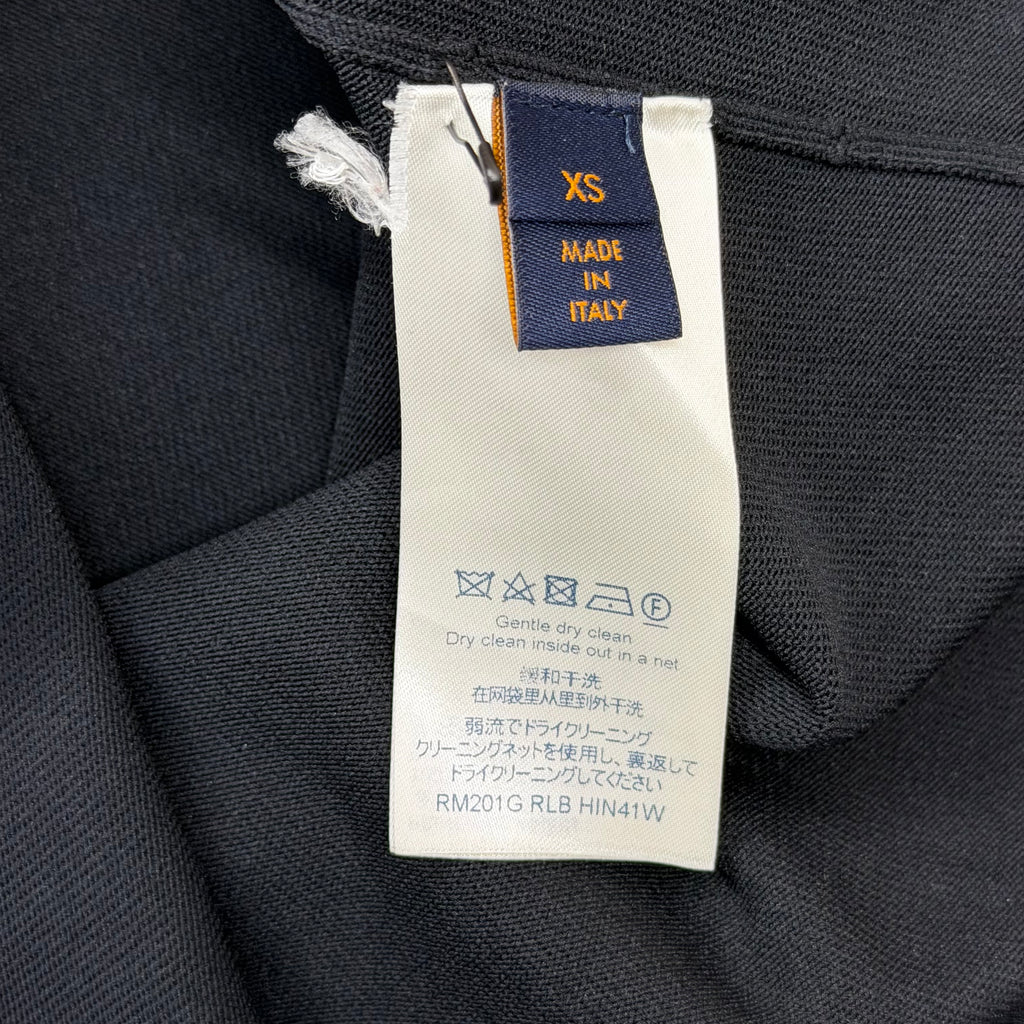 Louis Vuitton Printed Intarsia Globe Mock Neck XS
