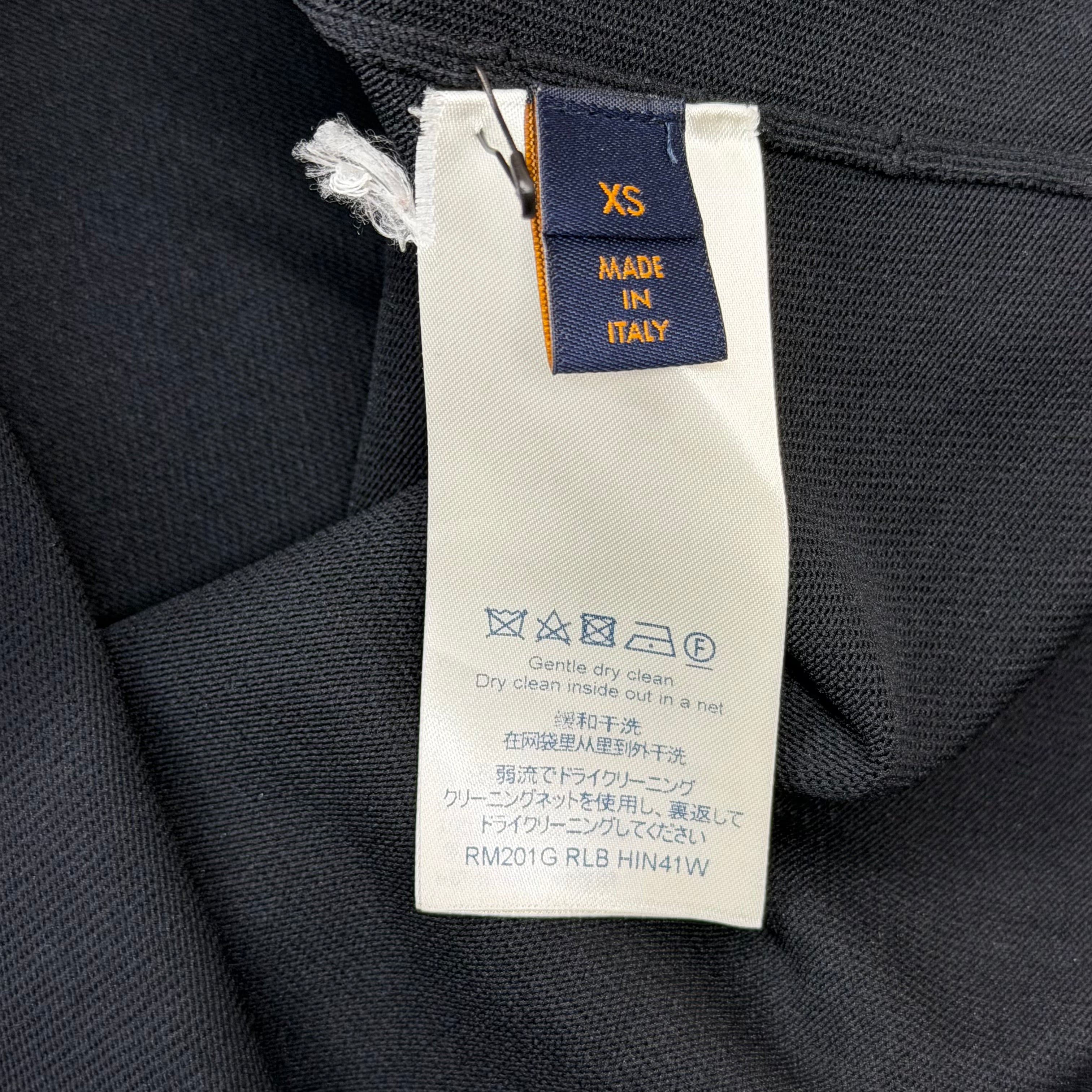 Louis Vuitton Printed Intarsia Globe Mock Neck XS