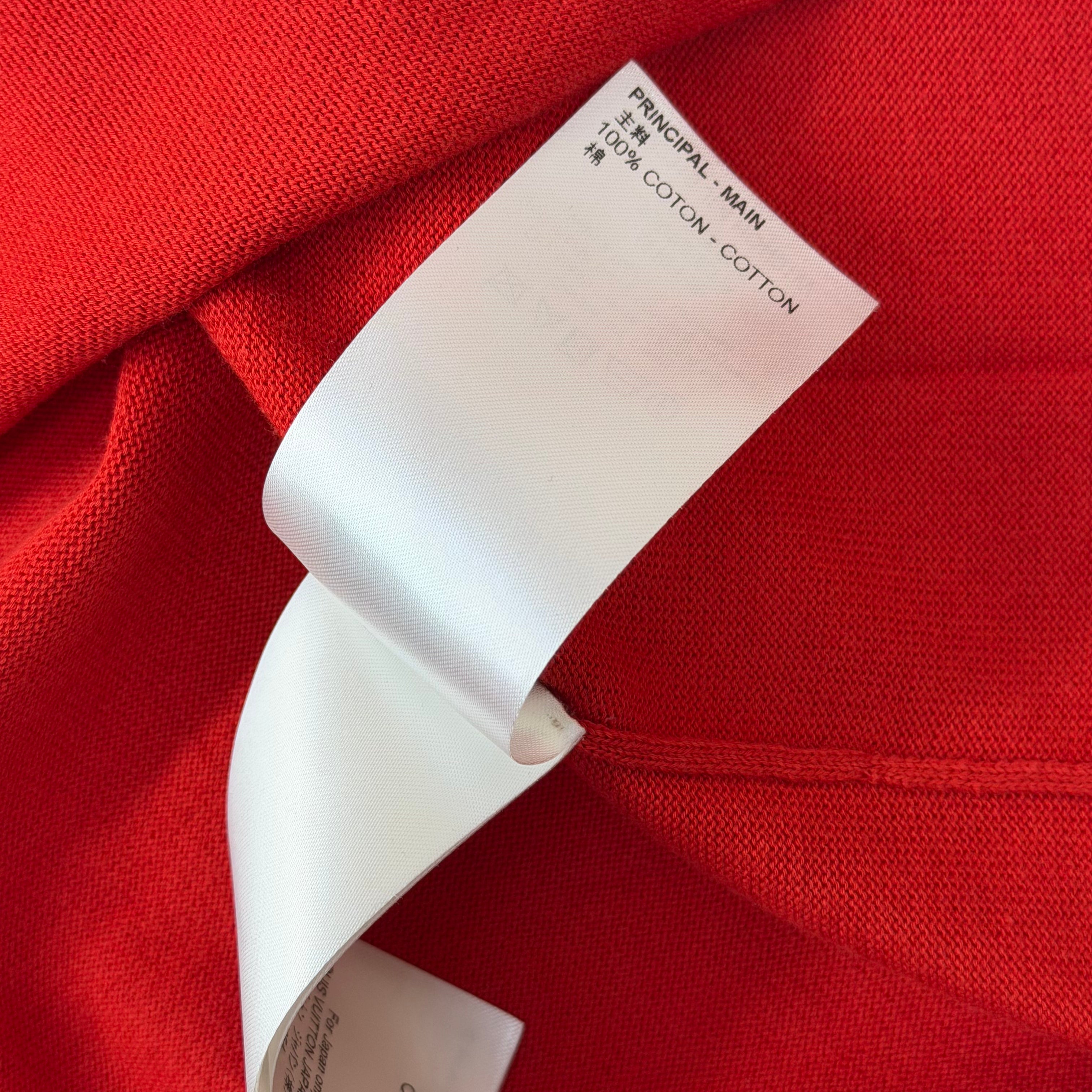 Louis Vuitton Intarsia Graphic Tee Red XXL