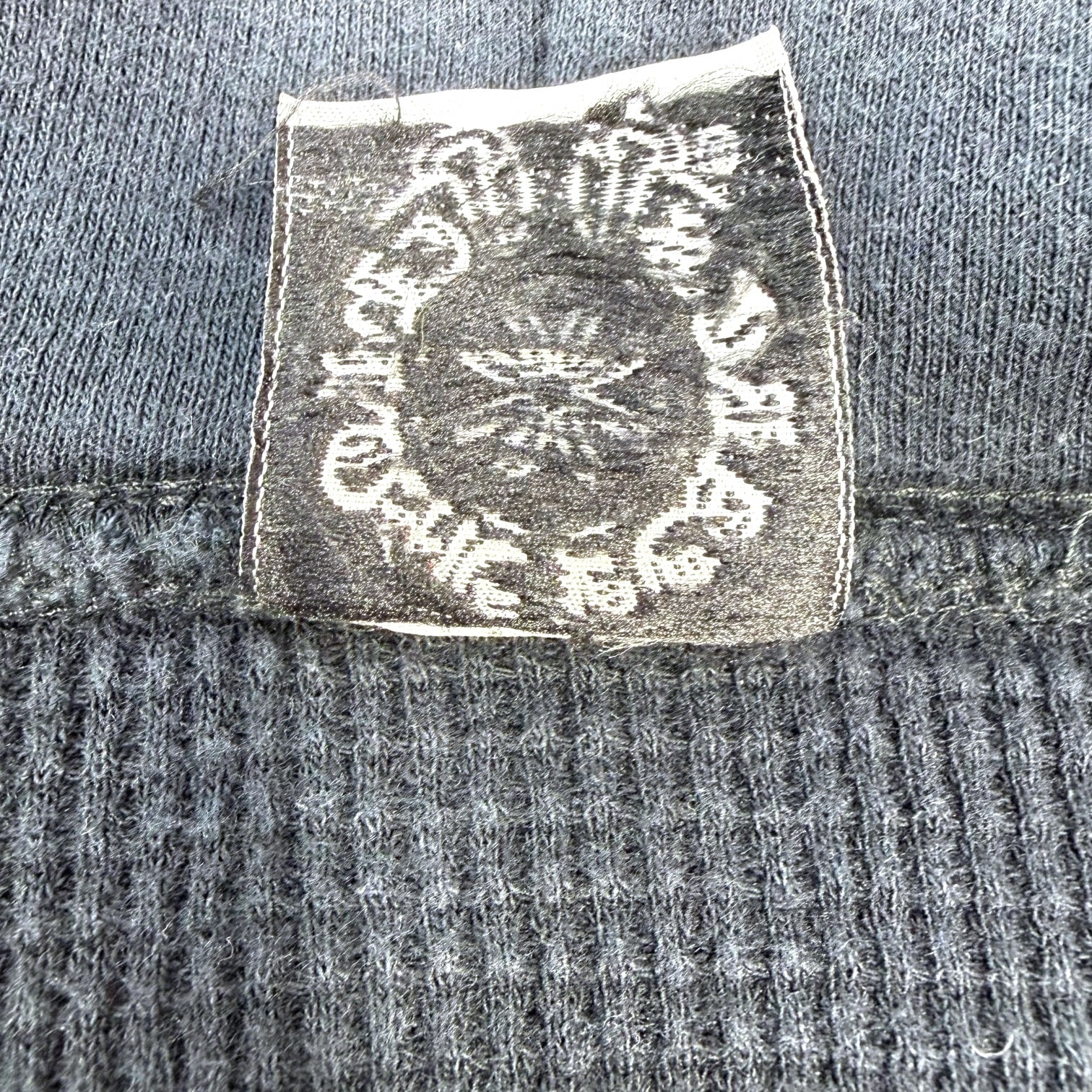 Vintage Chrome Hearts Thermal Foti Floral Zip Up S