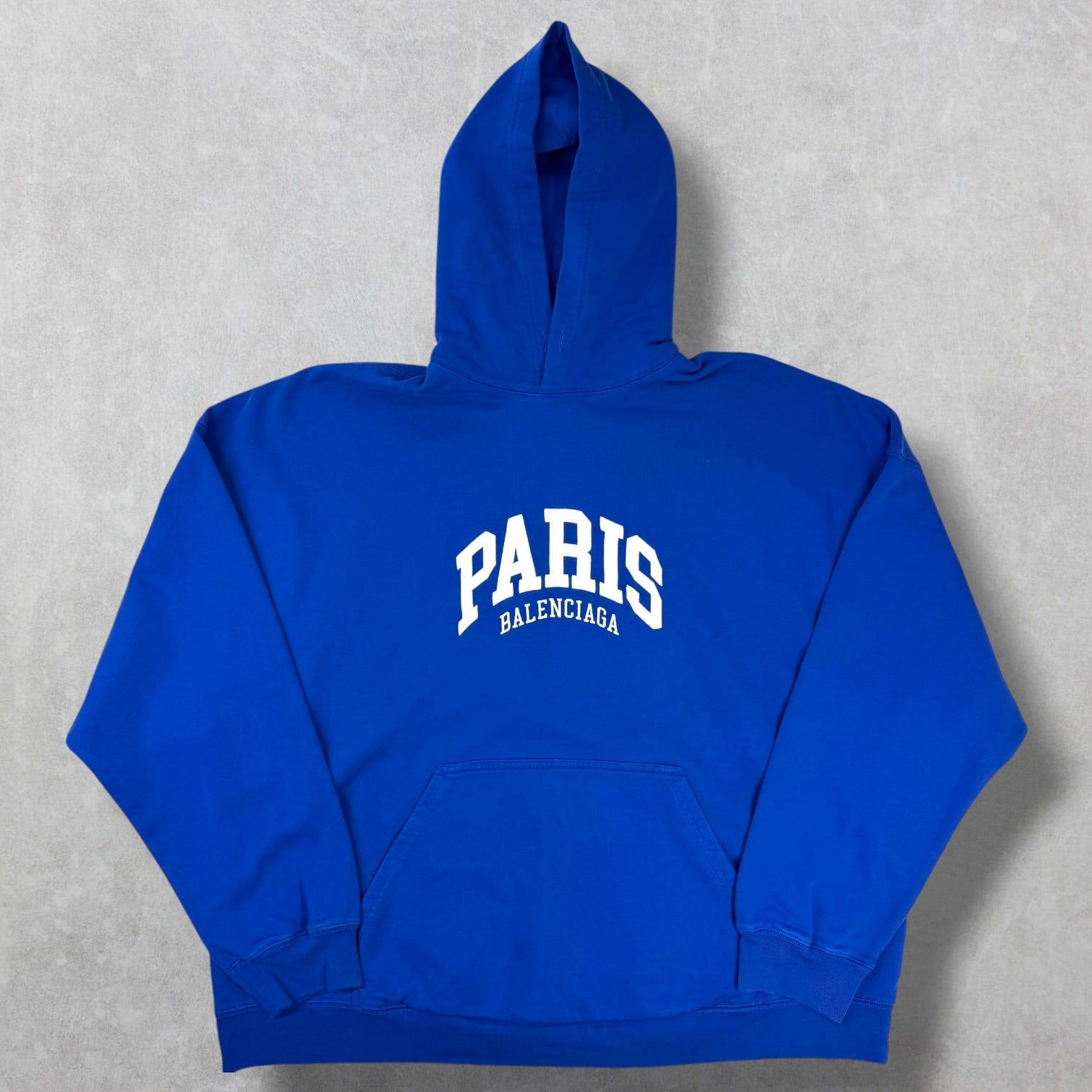 Balenciaga Cities Paris Oversized Hoodie Blue 1 (L)