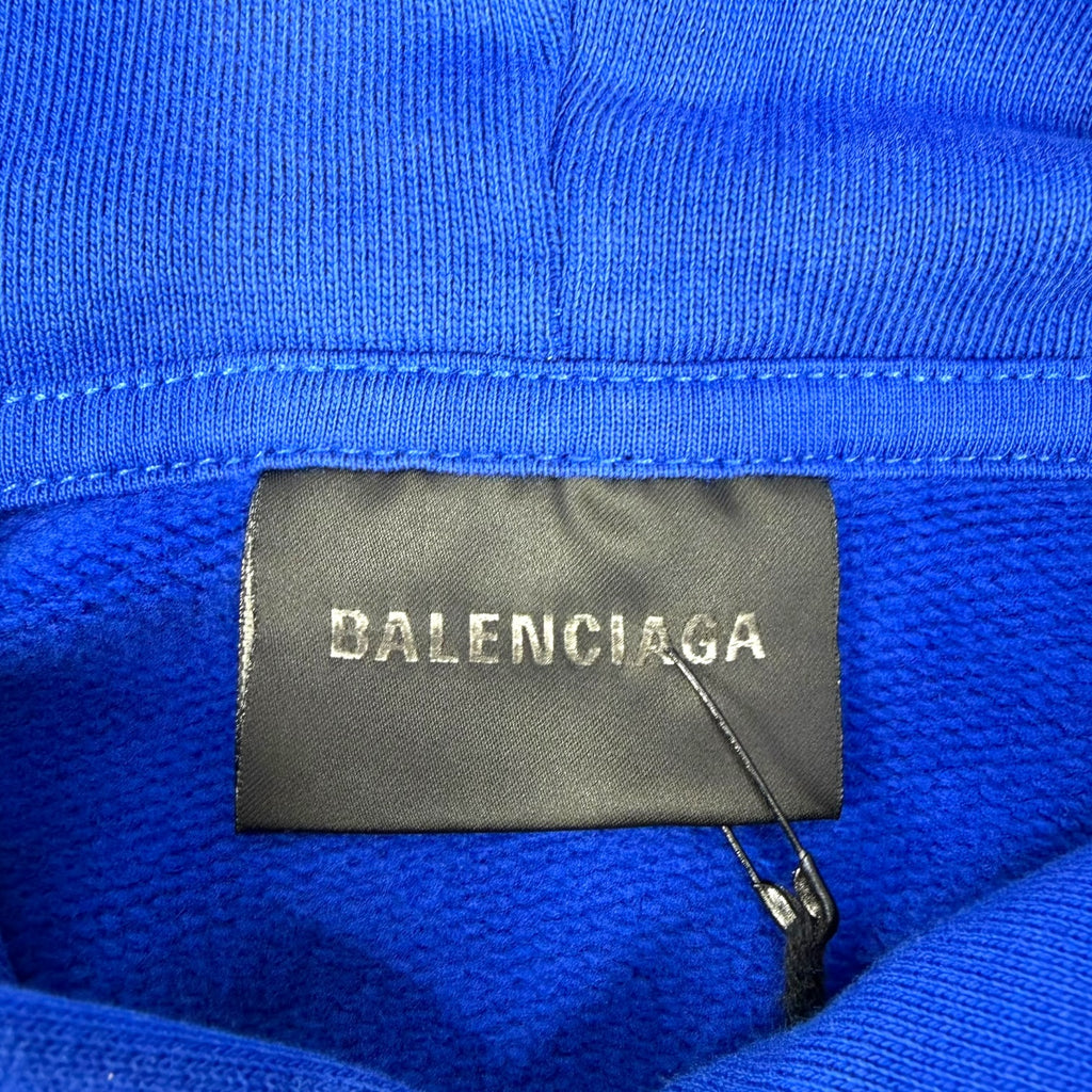 Balenciaga Cities Paris Oversized Hoodie Blue 1 (L)