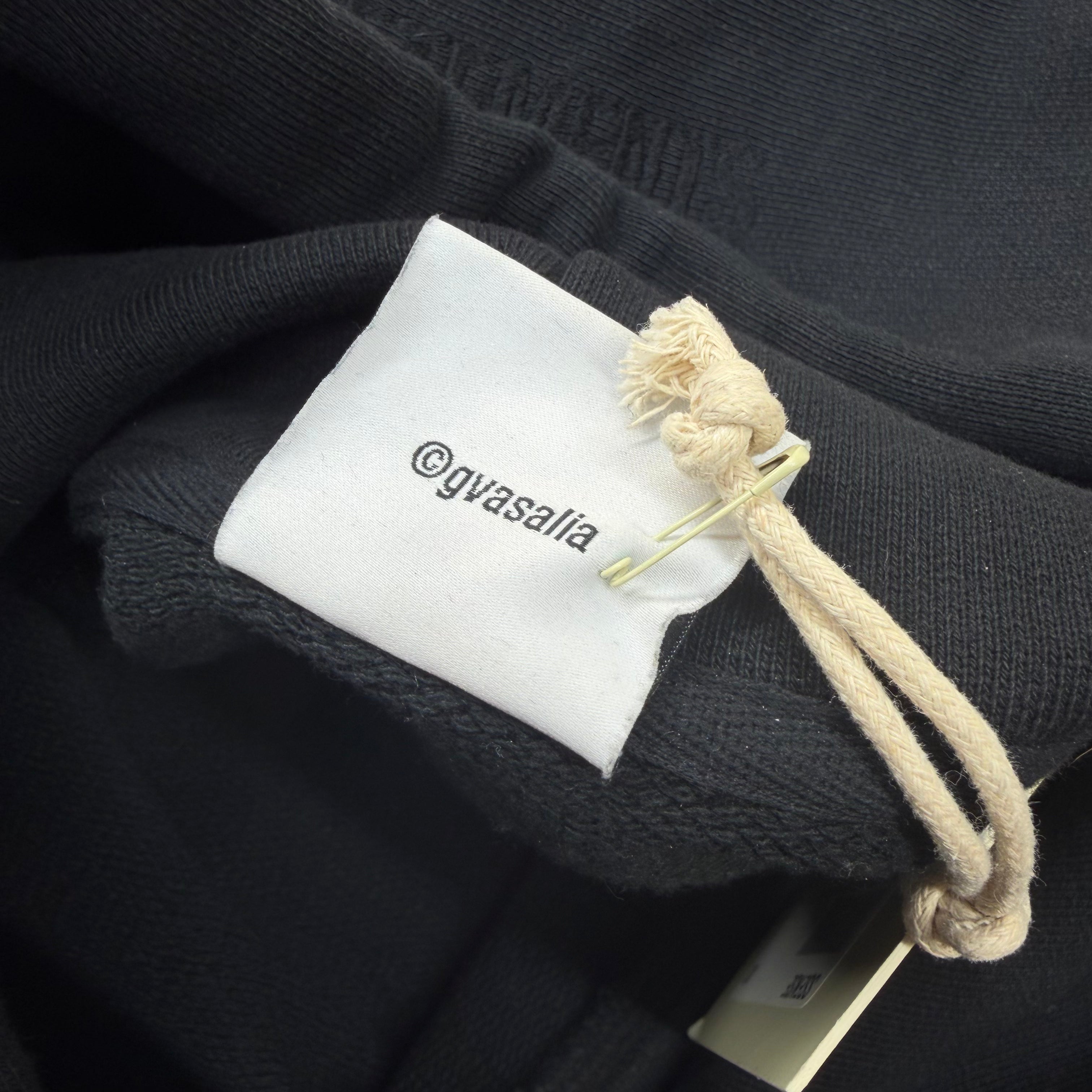 Vetements Double Anarchy Hoodie Black XS (XL)