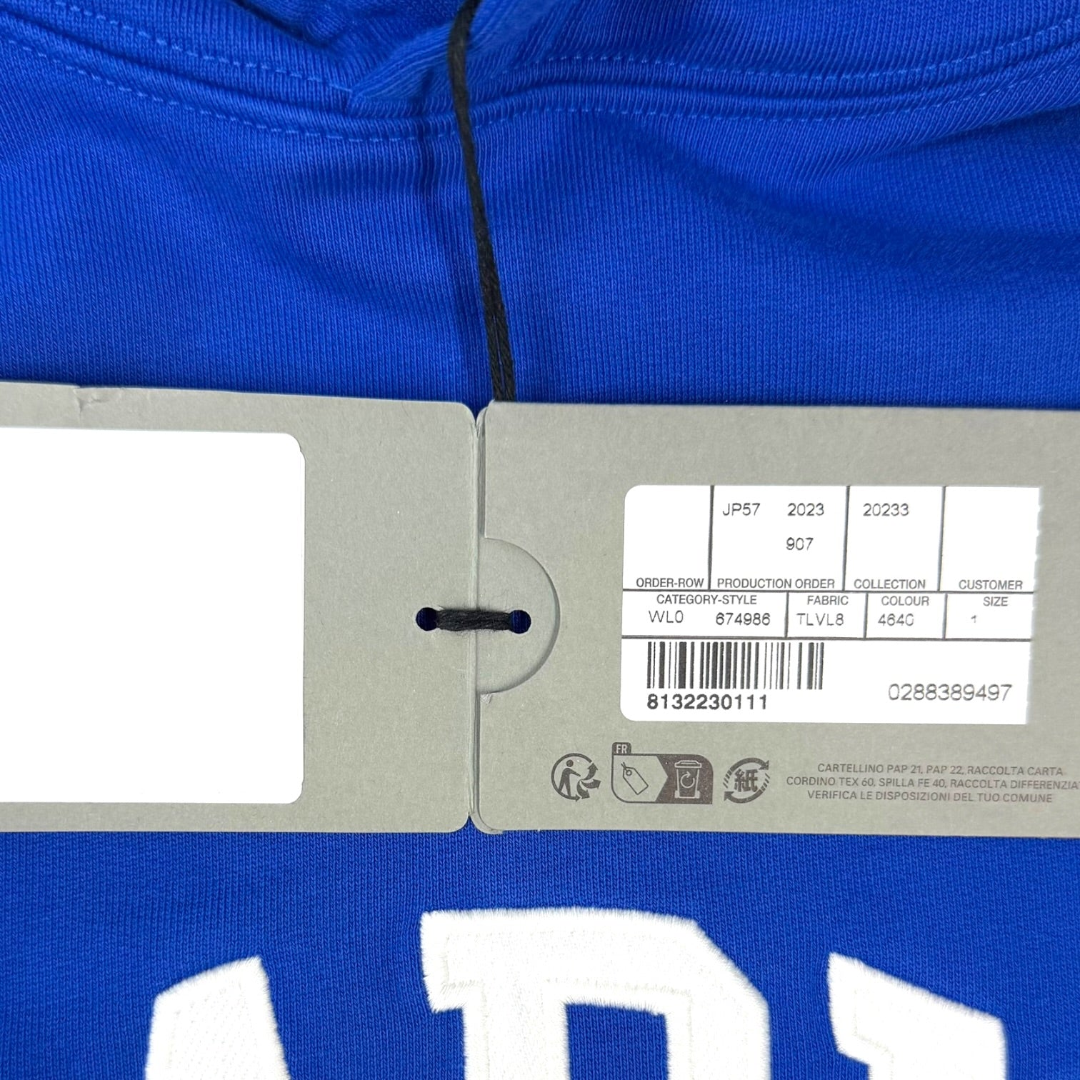 Balenciaga Cities Paris Oversized Hoodie Blue 1 (L)