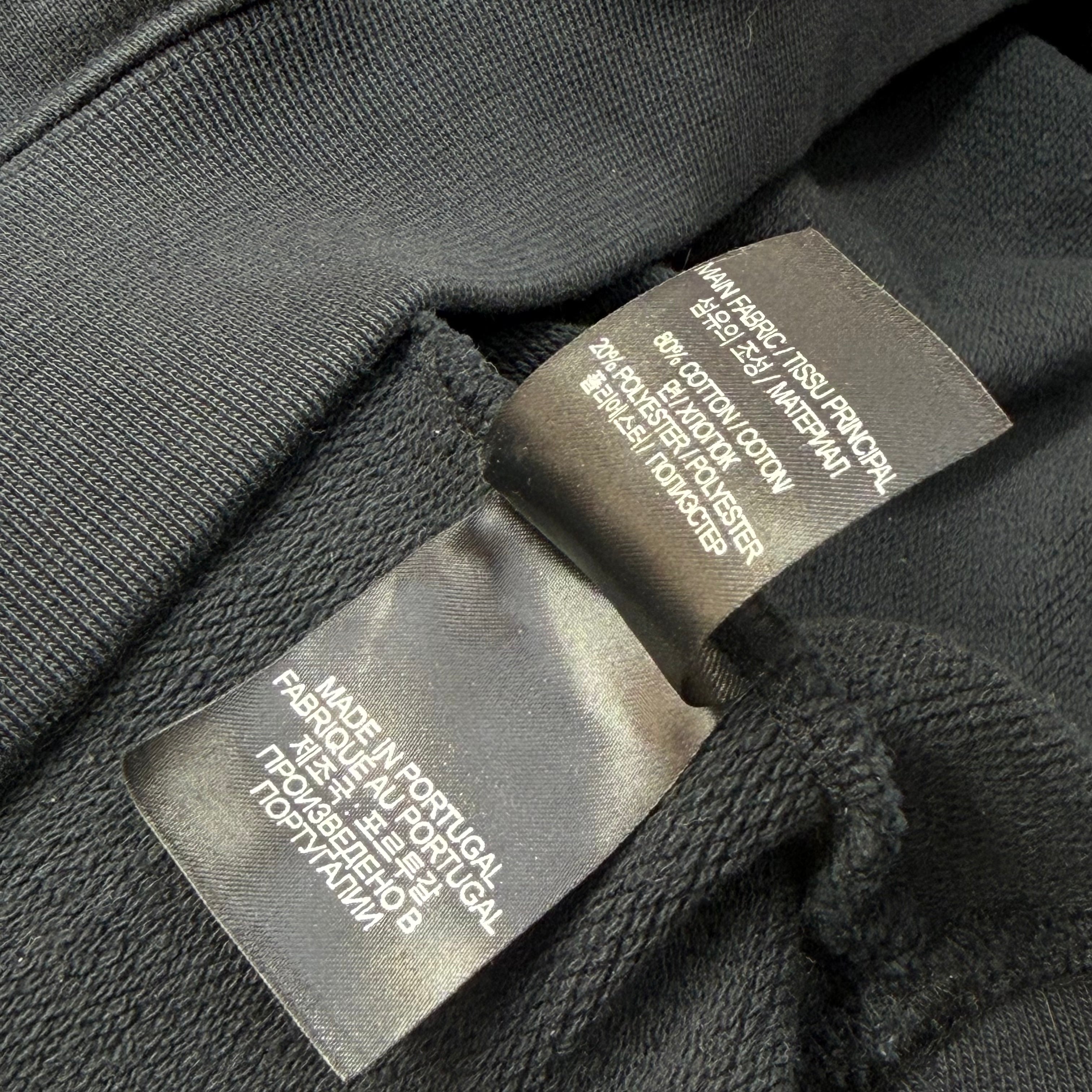 Vetements Double Anarchy Hoodie Black XS (XL)