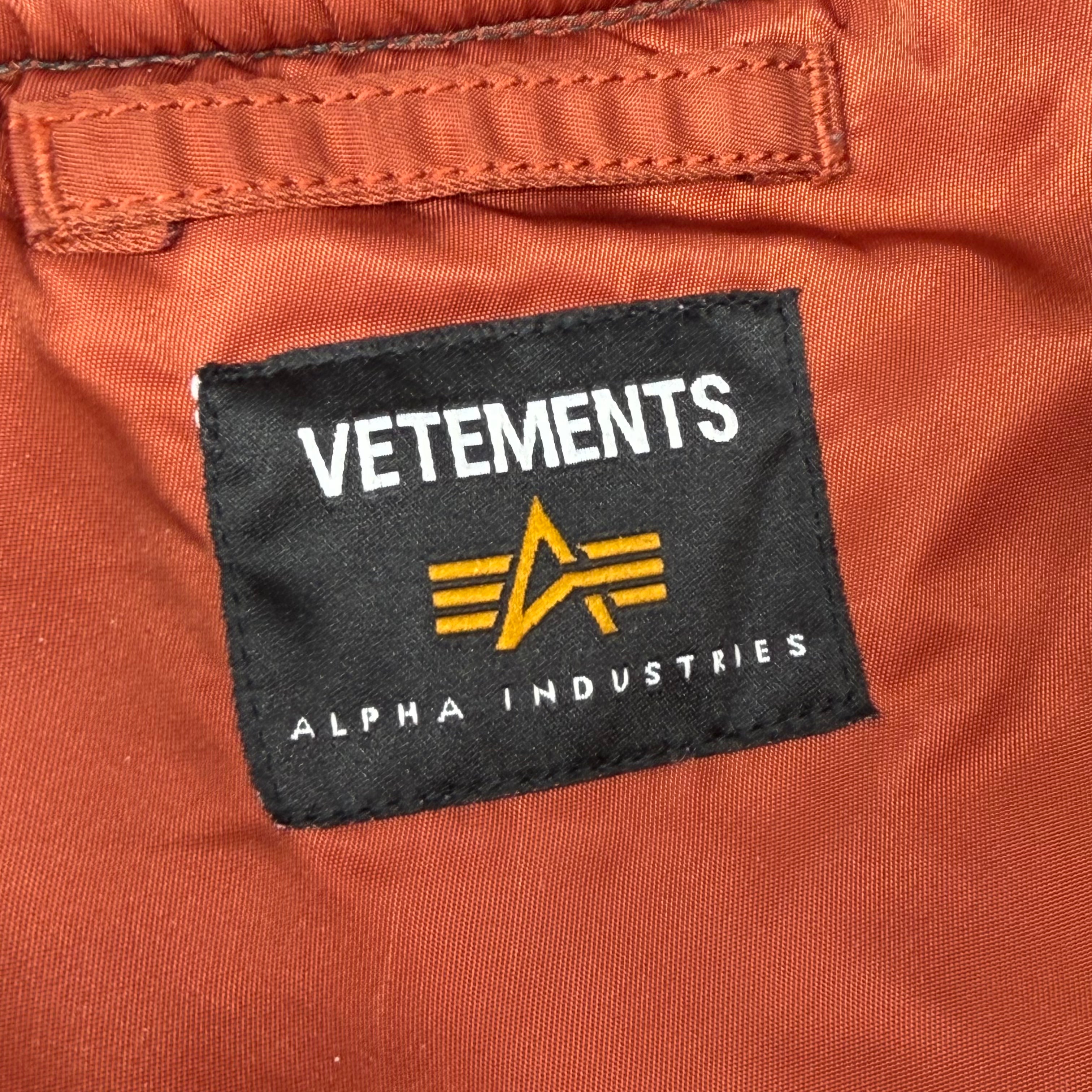 Vetements Alpha Industries Moto Racing Bomber XS (XL)
