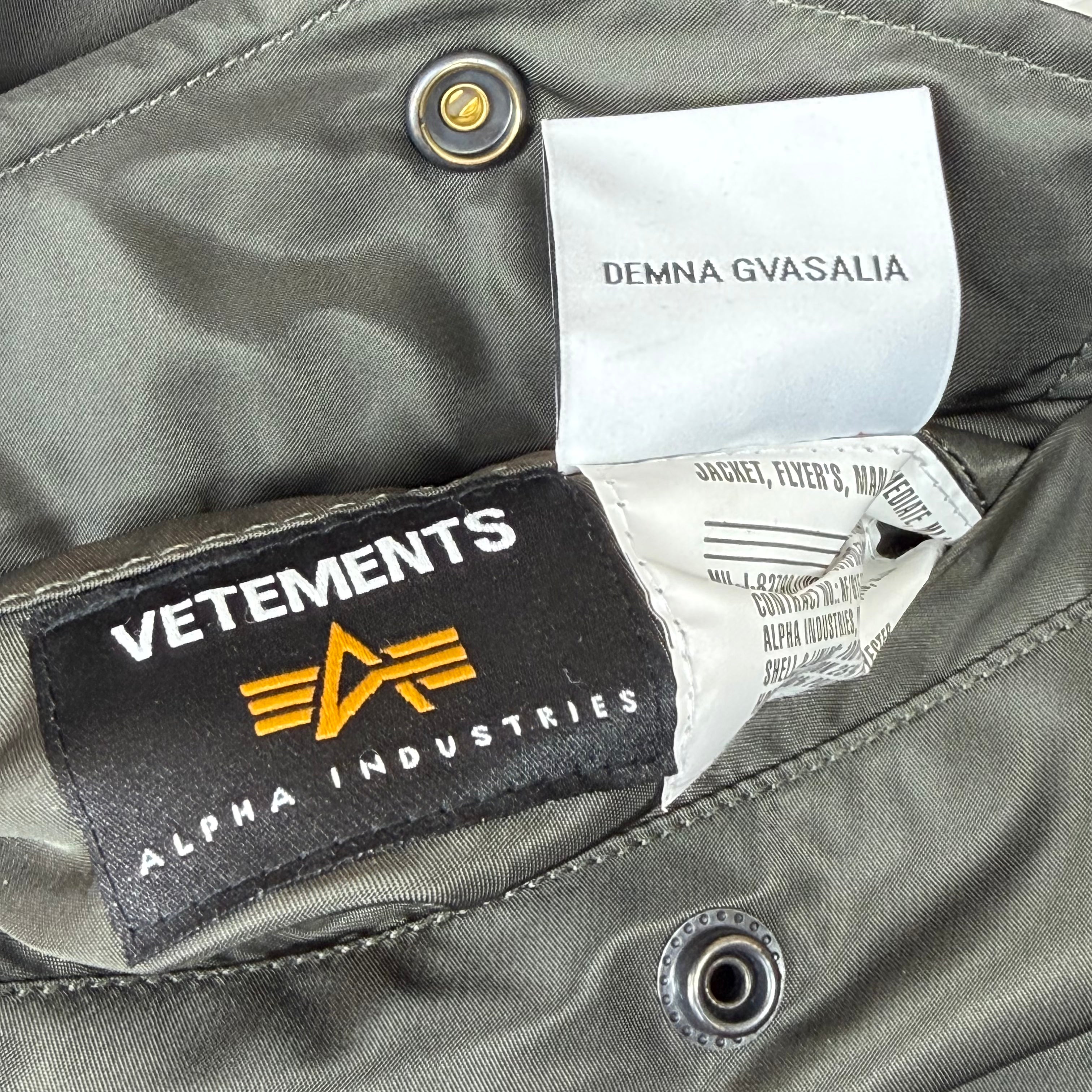 Vetements Alpha Industries Moto Racing Bomber XS (XL)