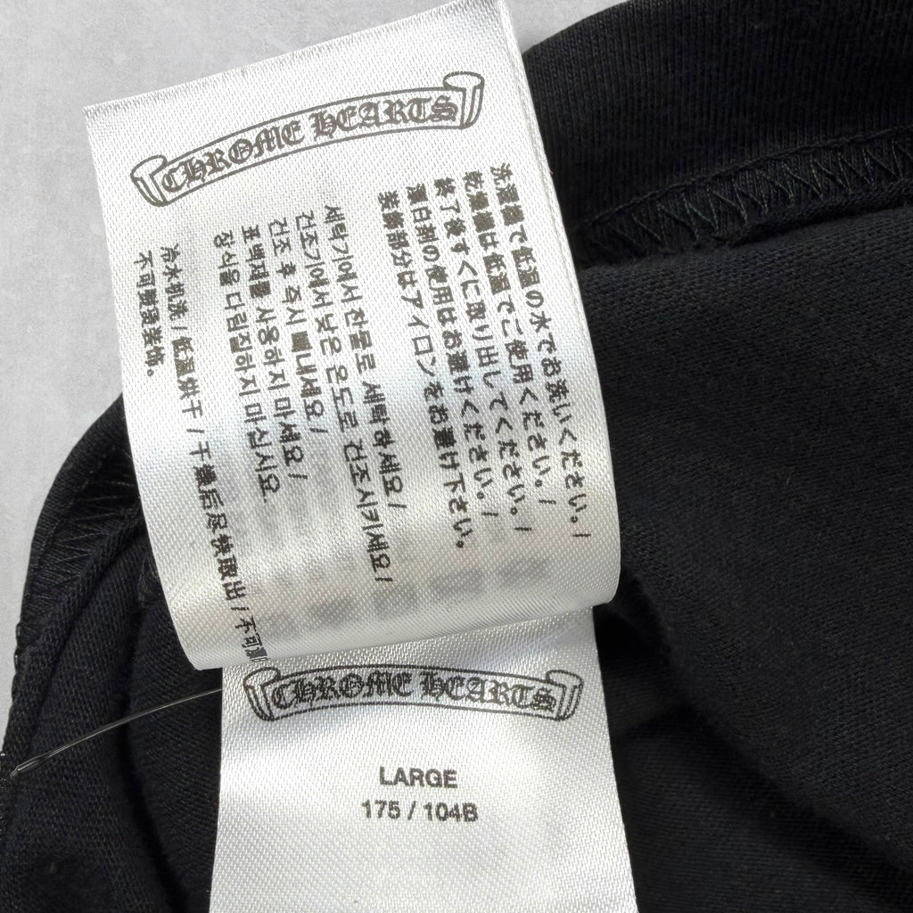 Chrome Hearts Neon Horseshoe Logo Tee Black L