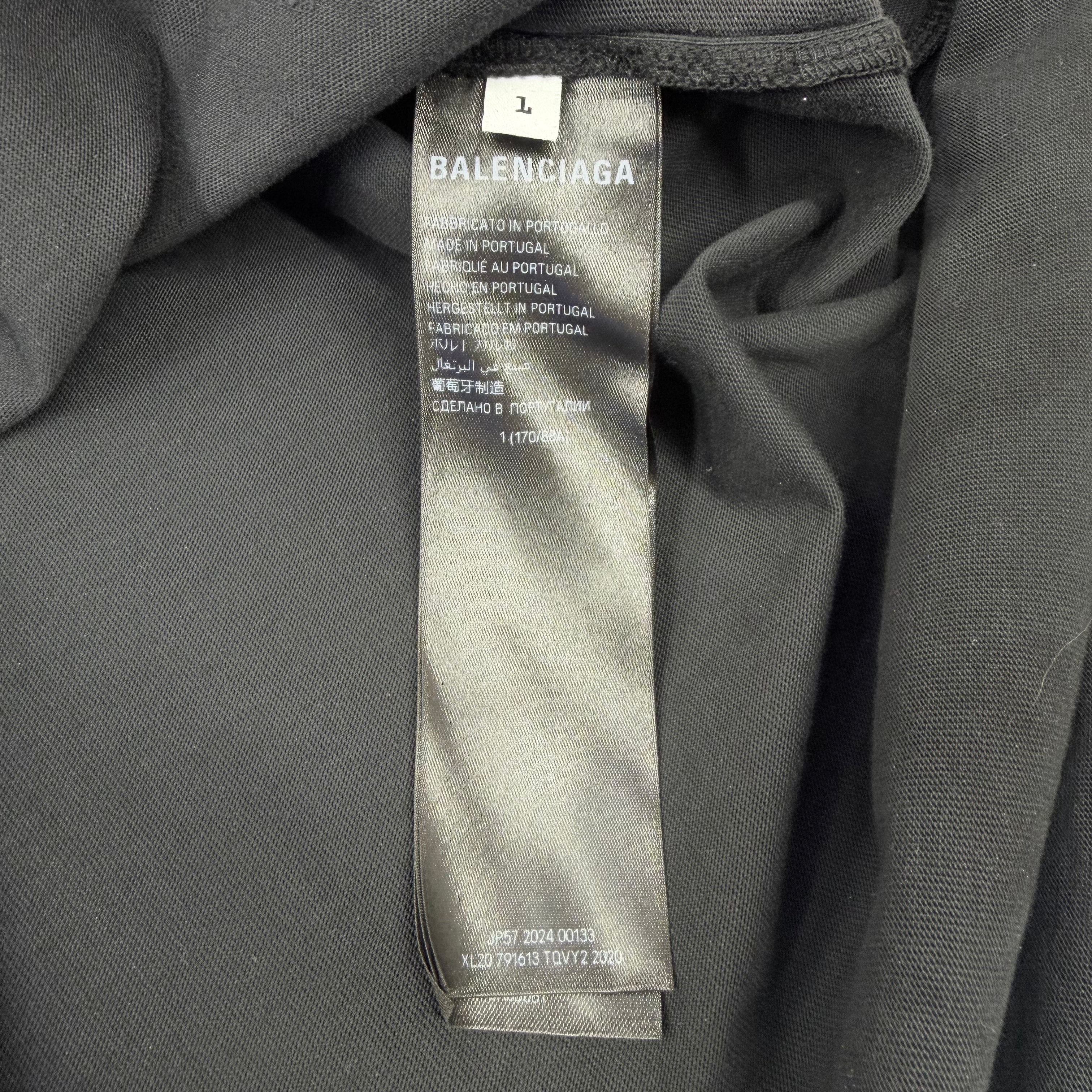 Balenciaga Paris Moon Double Front Long Sleeve 1 (XXL)