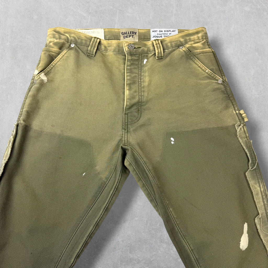 Gallery Dept. LA Flare Olive Green Carpenters 32
