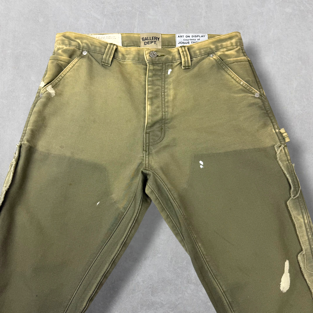 Gallery Dept. LA Flare Olive Green Carpenters 32